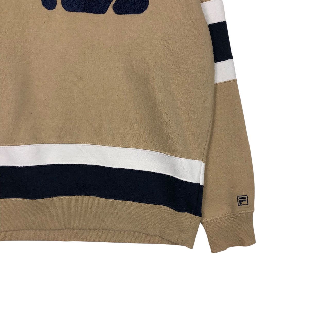 Fila × Japanese Brand 📌Vintage Sweatshirt Fila Big Logo Spell Out Size US L / EU 52-54 / 3 - 6 Thumbnail