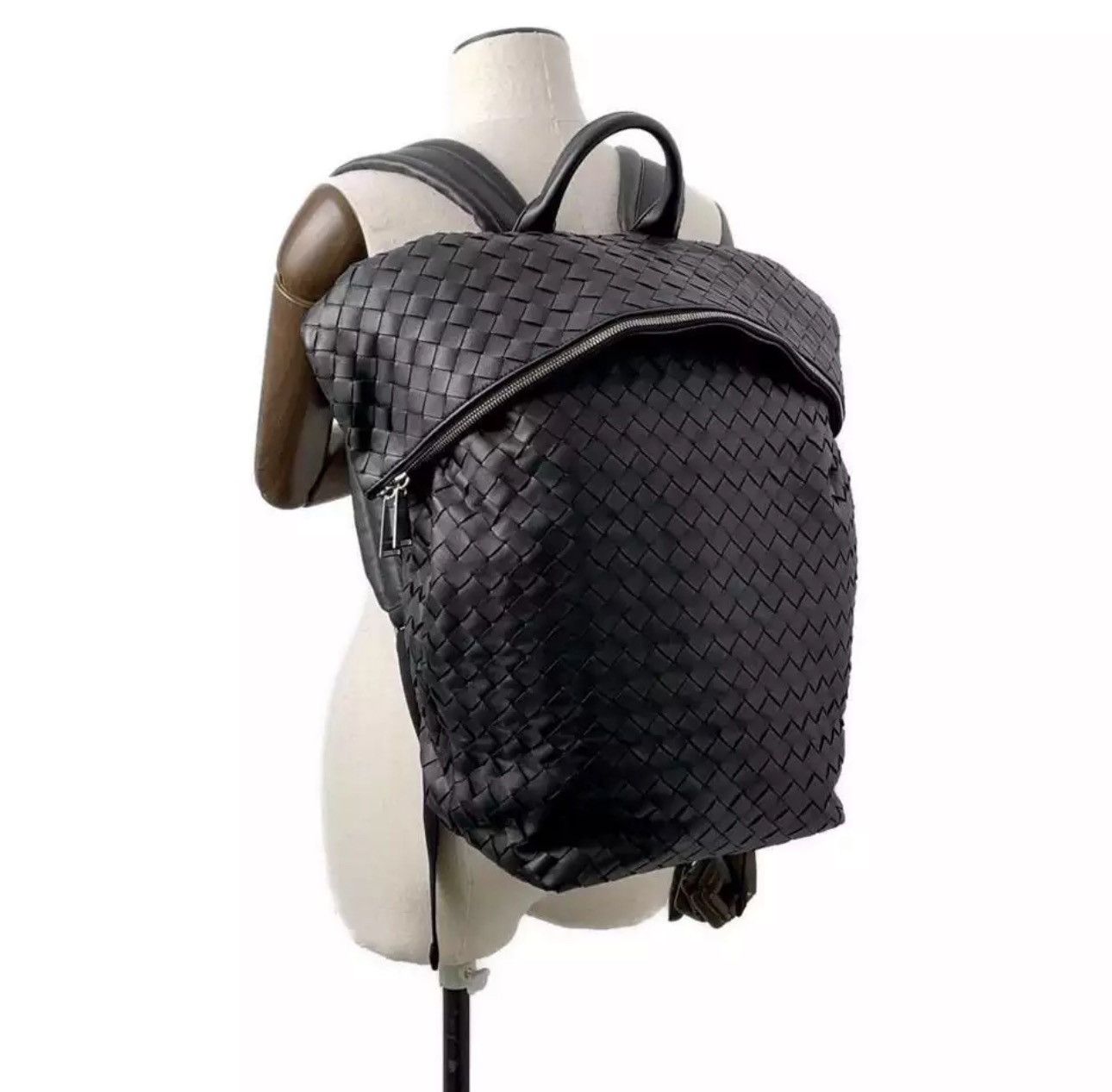 Bottega Veneta Bottega Veneta INTRECCIATO BACKPACK Leather Black Size ONE SIZE - 2 Thumbnail