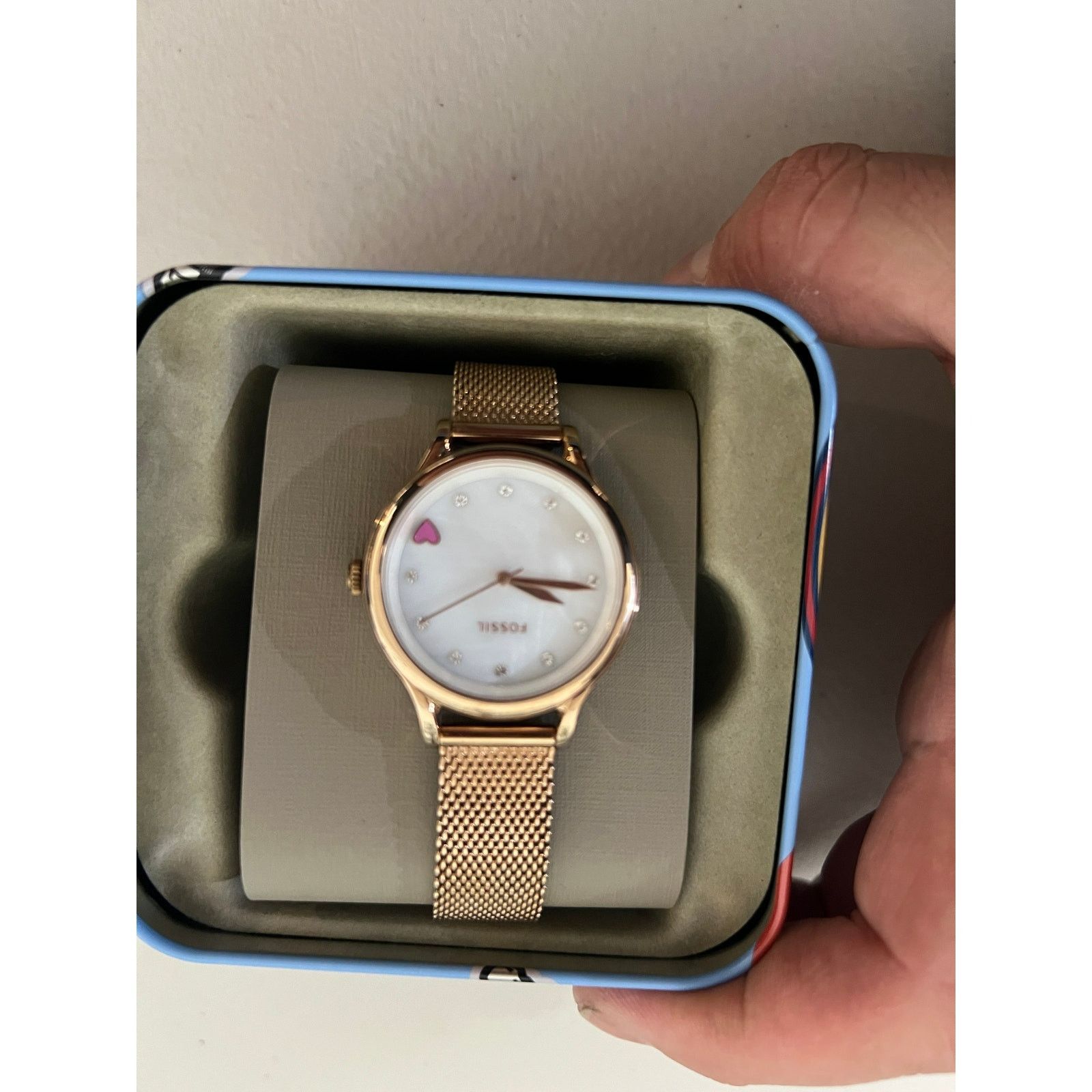 Fossil Fossil BQ3594 Laney Watch Wristwatch Rosegold Size ONE SIZE - 3 Thumbnail