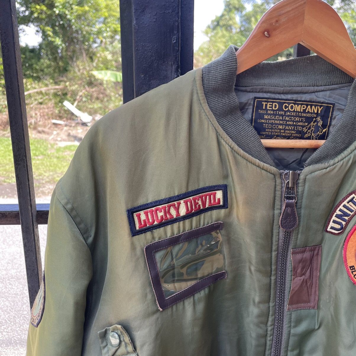 Tedman 🔥🇯🇵Type 1 MA Tedman Company Sun Faded Bomber Light Jacket Size US L / EU 52-54 / 3 - 6 Thumbnail