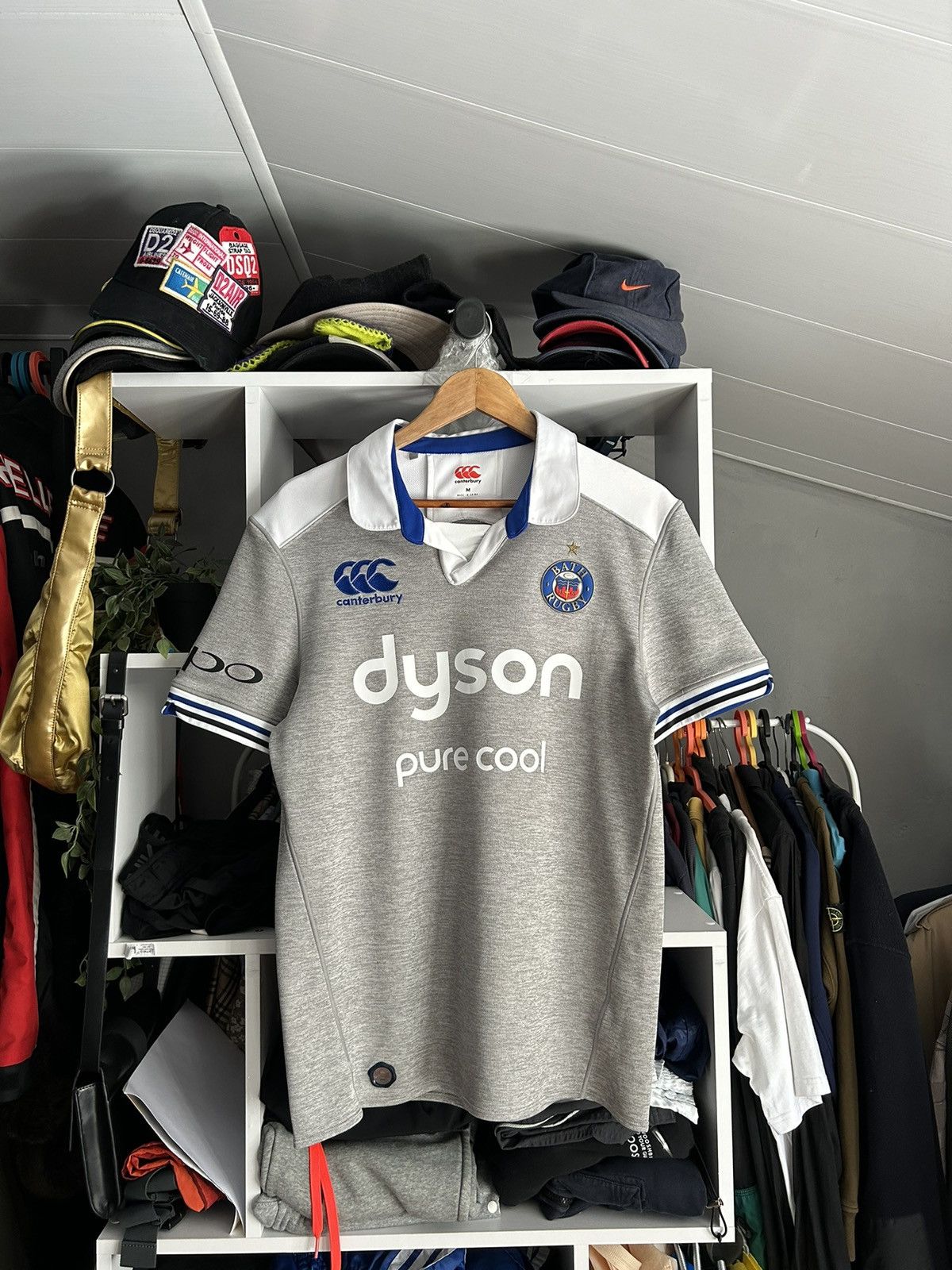 Canterbury of New Zealand Bath Rugby 2016 2017 Canterbury Away Classic Jersey Shirt Size US M / EU 48-50 / 2 - 1 Thumbnail
