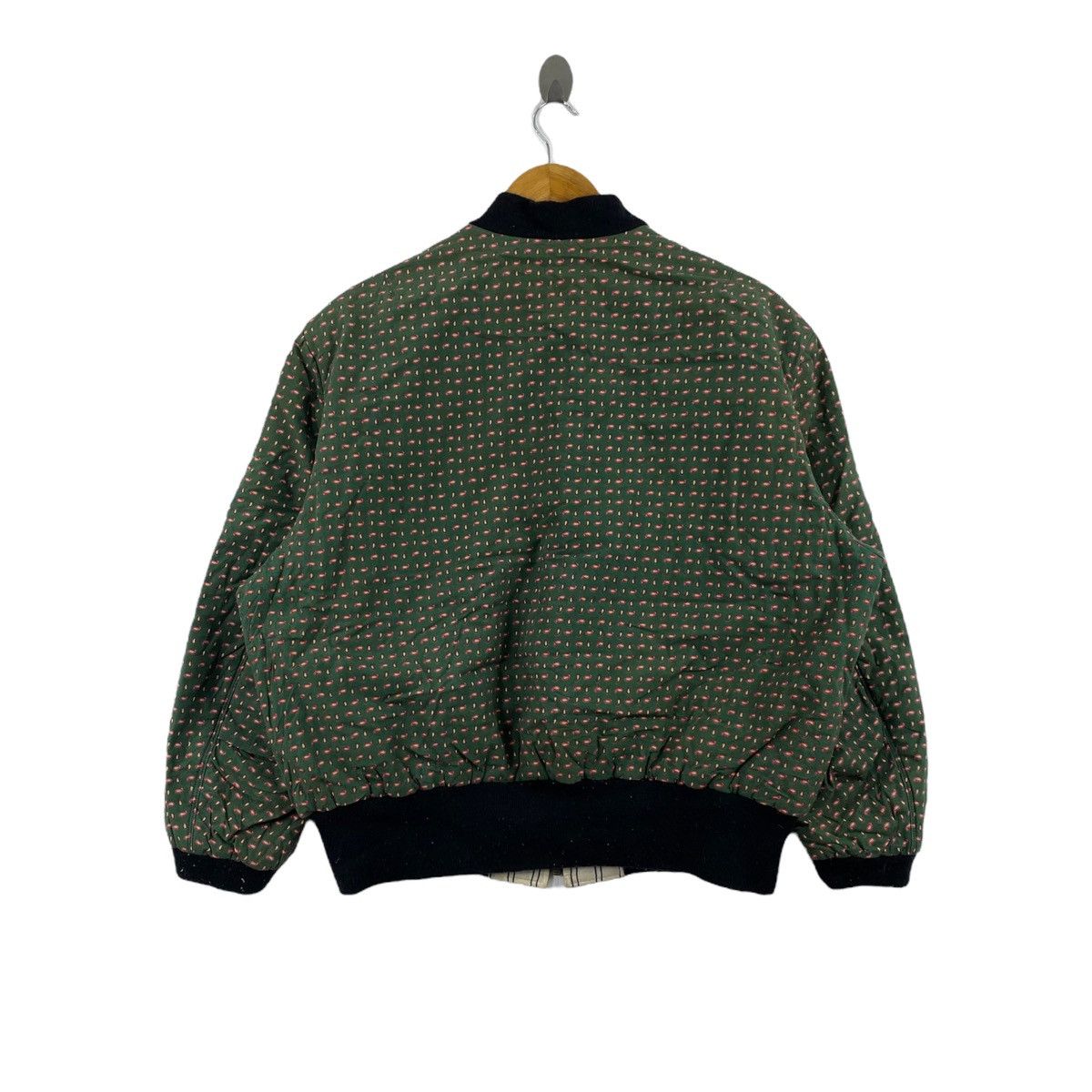 Basco BASCO American Sportswear Overprint Design Green Bomber Size US M / EU 48-50 / 2 - 3 Thumbnail