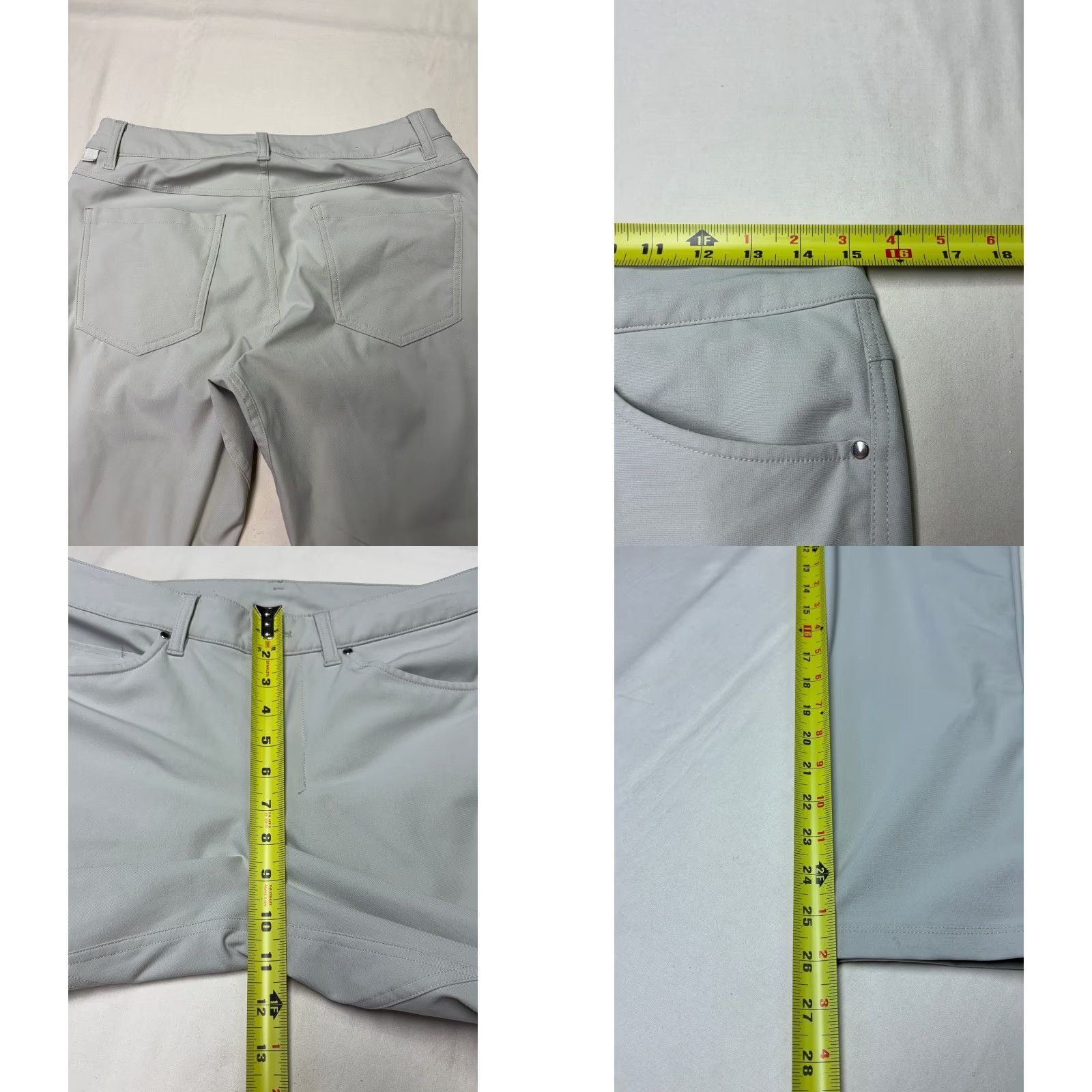 Lululemon Lululemon Commission Pant Slim Light Grey Mens Size 30x26 Technical Trousers Size US 30 / EU 46 - 8 Thumbnail