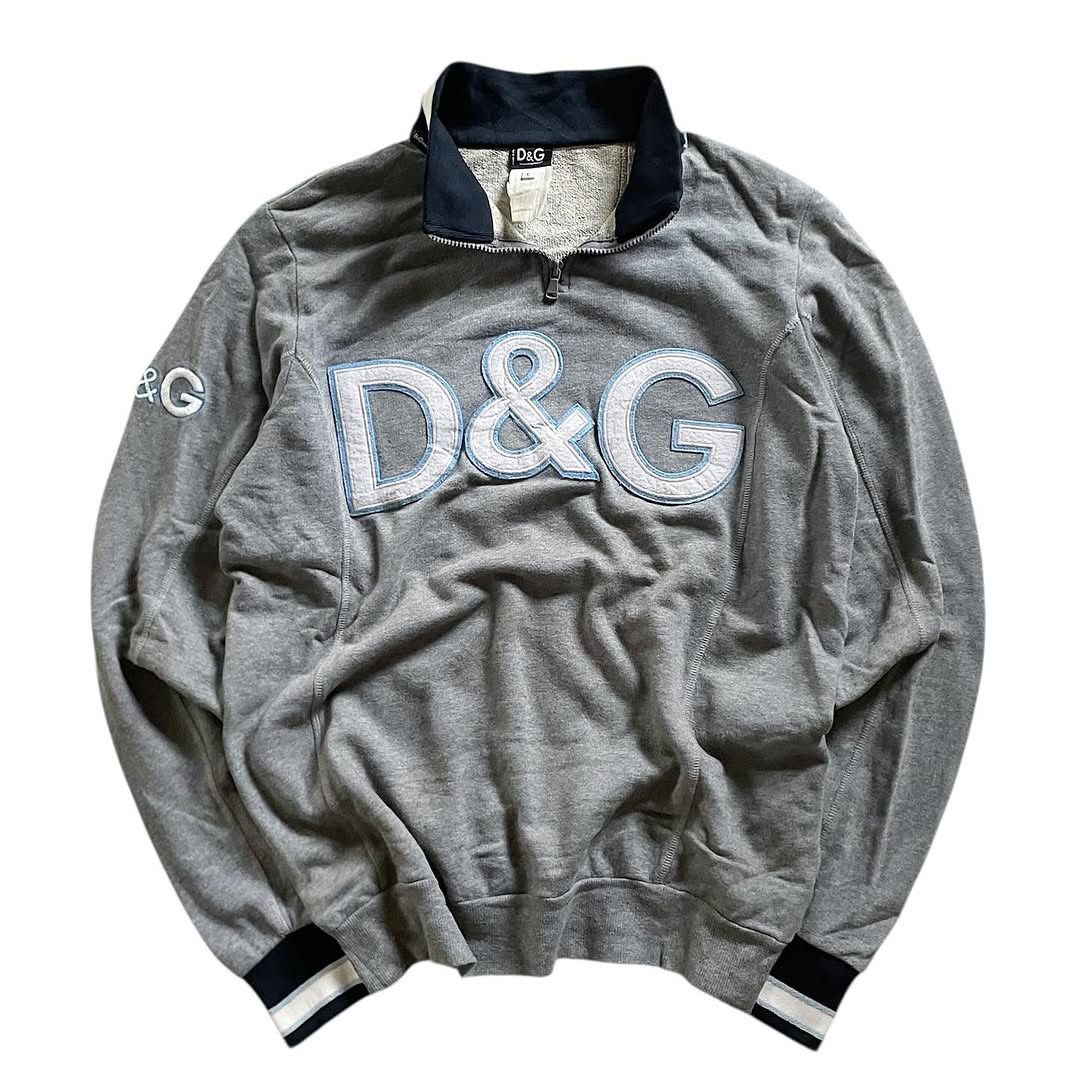 Dolce & Gabbana Vintage Dolce & Gabbana Quarter Zip Sweatshirt Size US L / EU 52-54 / 3 - 4 Thumbnail