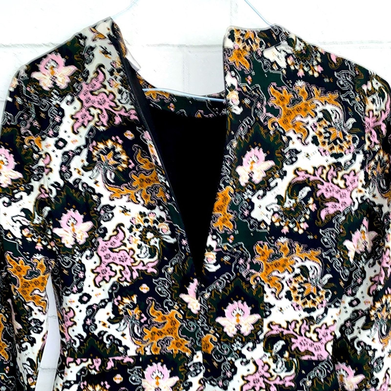 A.L.C. REVOLVE A.L.C. $695 Tordi Print 100% Silk Dress Size 2 EUC Size XS / US 0-2 / IT 36-38 - 10 Thumbnail