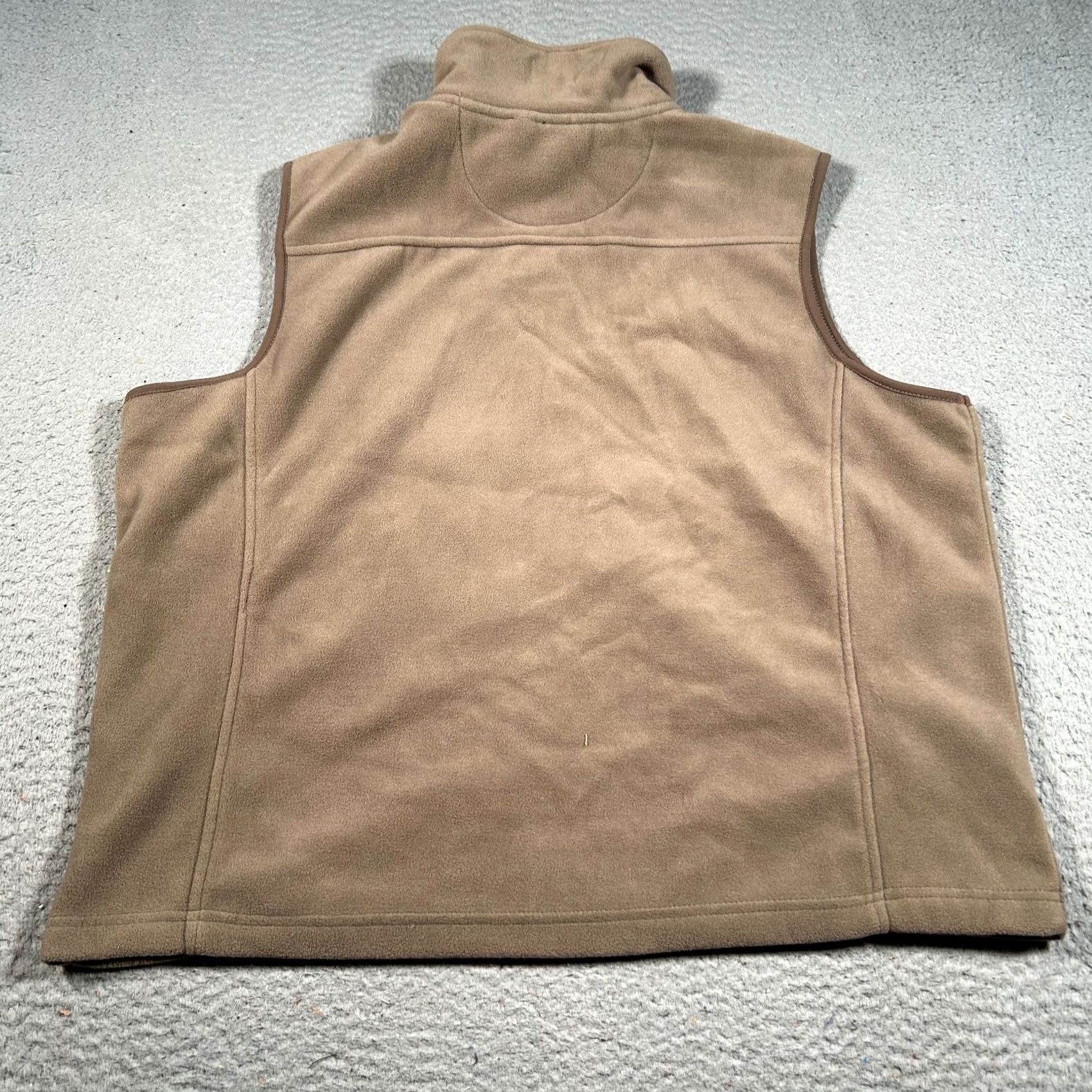 Vintage Stillwater Supply Co Mens Vest Beige Full Zip Fleece Mock Neck Outdoor Casual Size US L / EU 52-54 / 3 - 2 Thumbnail