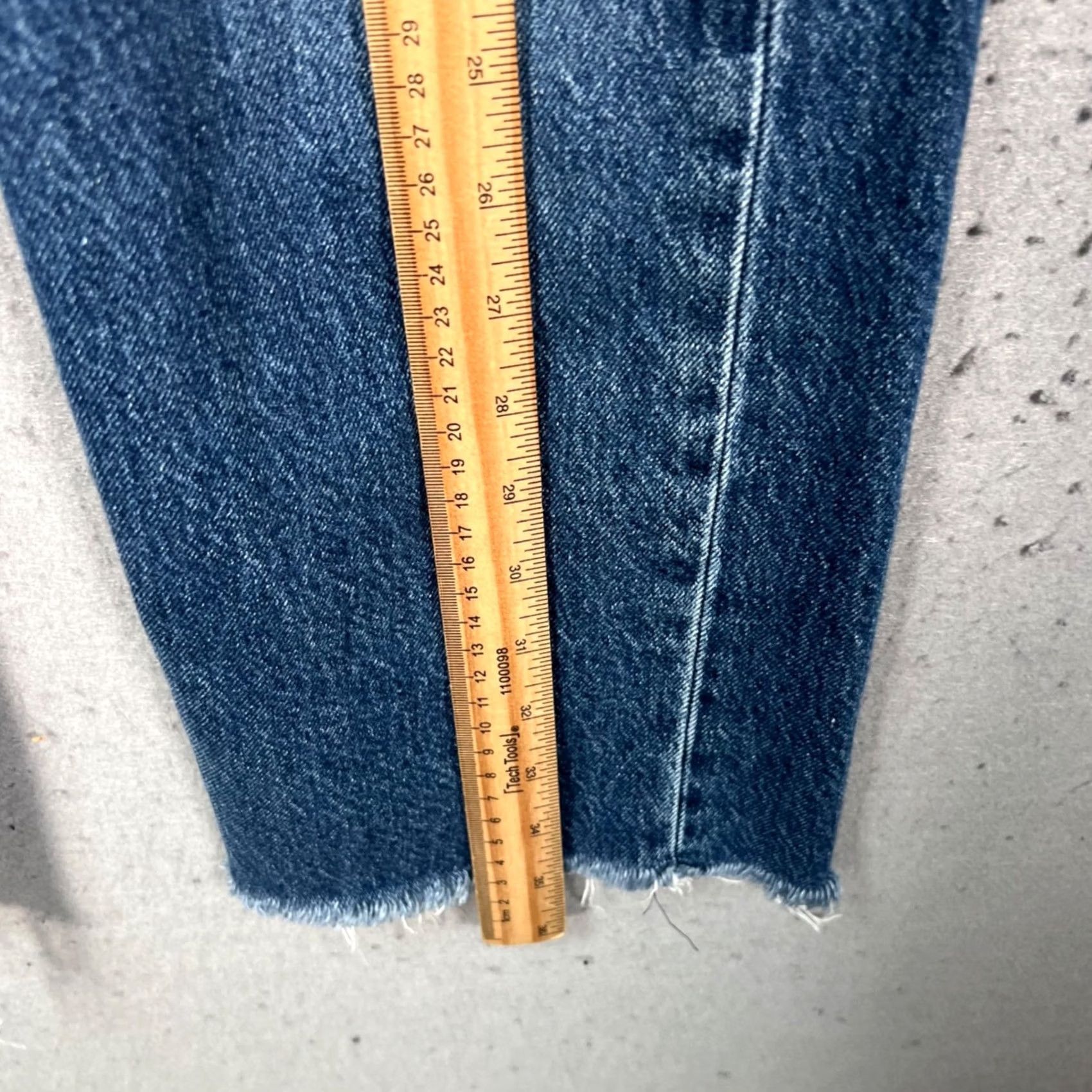 Levi's Levi's Jeans 23 Ribcage Straight Ankle High Rise Denim Blue Womens Size 40" / US 18 - 7 Thumbnail