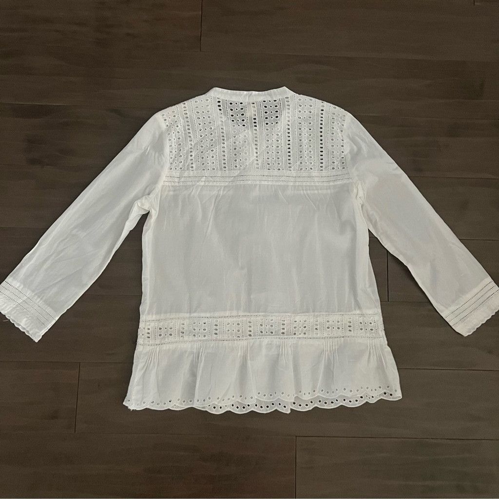 J.Crew J. Crew eyelet blouse size 4 Size S / US 4 / IT 40 - 6 Thumbnail