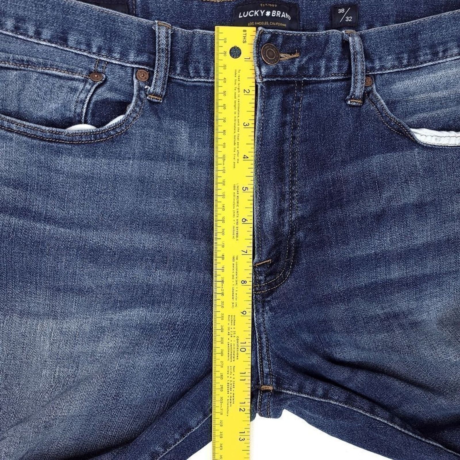 Lucky Brand Lucky Brand 121 Slim Jeans Mens 38x31 Dark Blue Stretch Size US 38 / EU 54 - 5 Thumbnail