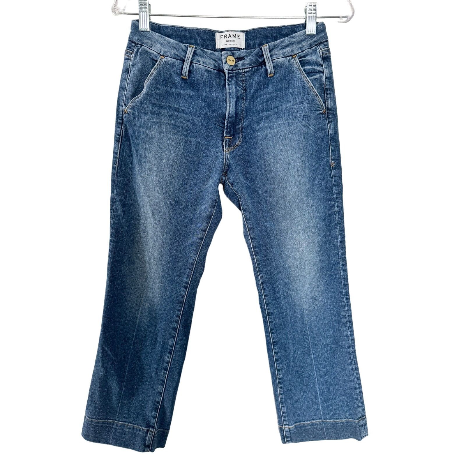 Frame Frame Denim Le Slender Thistle Straight Leg Jean Size 27 Size 27" / US 4 / IT 40 - 4 Thumbnail