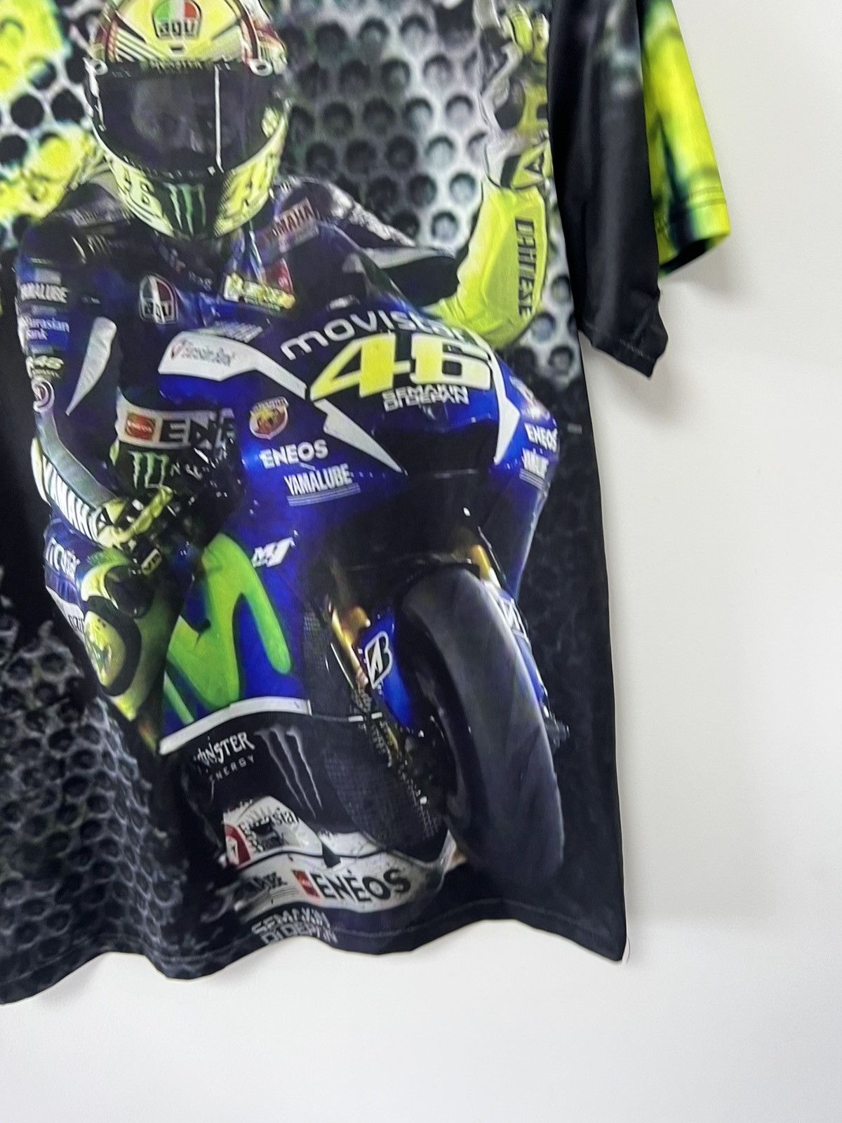 Vintage Valentino Rossi Racing VR46 Jersey Yamaha Motorcycle sz M Size US M / EU 48-50 / 2 - 20 Thumbnail