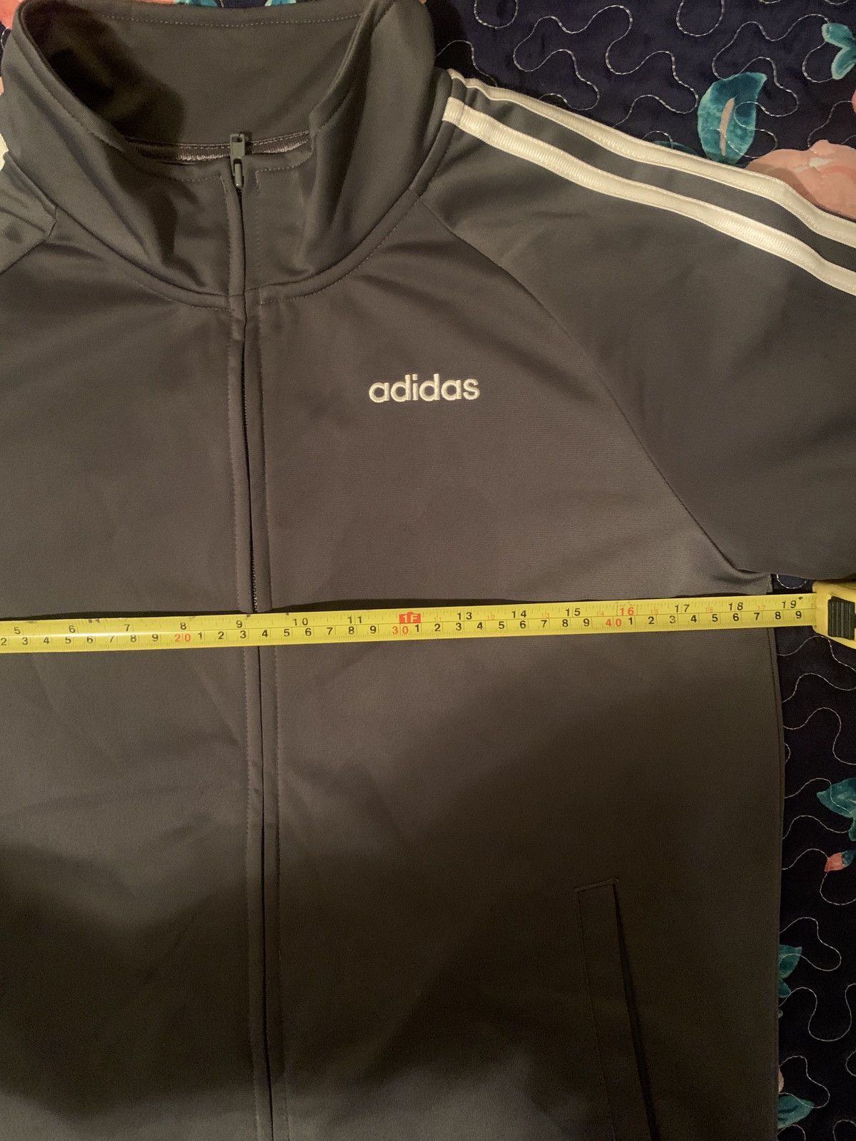Adidas × Vintage Adidas Silver Jacket Zip Up Streetwear Y2K 2000s Thrift Size US S / EU 44-46 / 1 - 11 Thumbnail