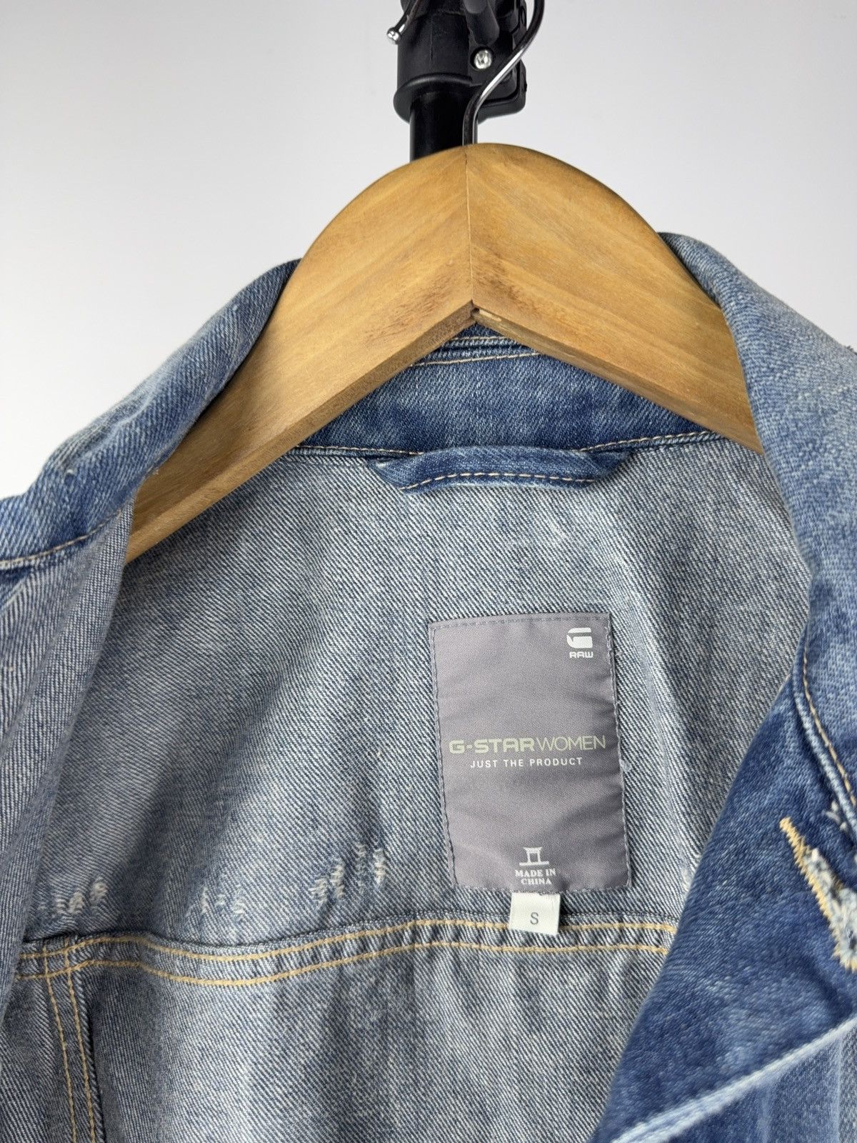 G-Star Vintage 00s G-Star RAW Distressed Denim Vest Retro Y2K Size US S / EU 44-46 / 1 - 11 Thumbnail