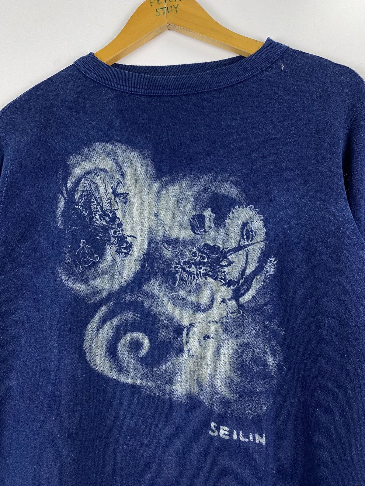 Blue Blue Japan × Indigo × Vintage Vintage Blue Blue Japan Dragon Logo Size US S / EU 44-46 / 1 - 7 Thumbnail