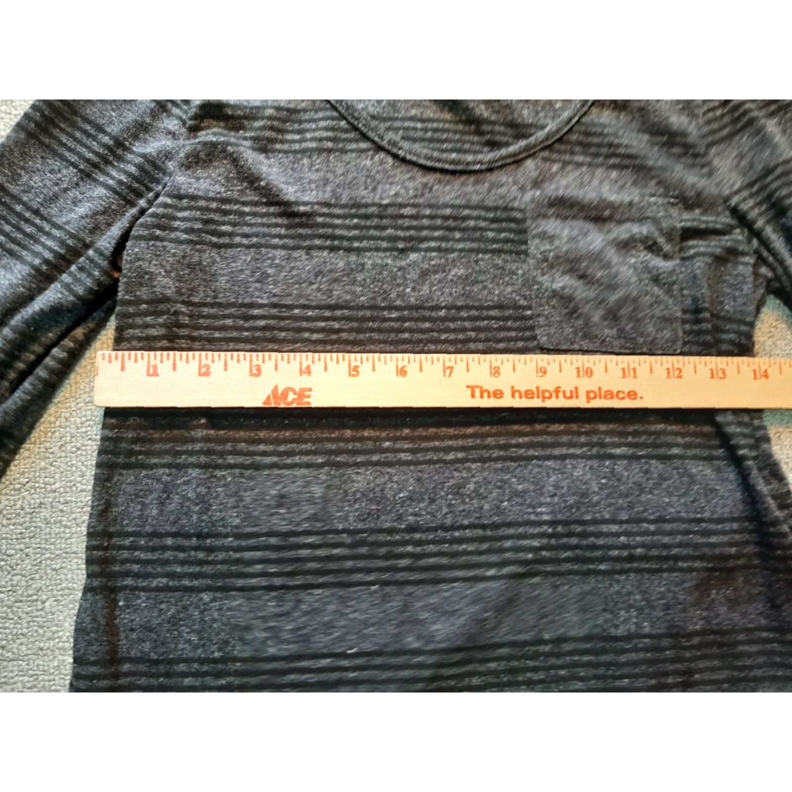 Vintage VINTAGE Charlotte Russe Top Womens Small S Black Striped Pocket 3/4 Sleeve Shirt Size S / US 4 / IT 40 - 5 Thumbnail