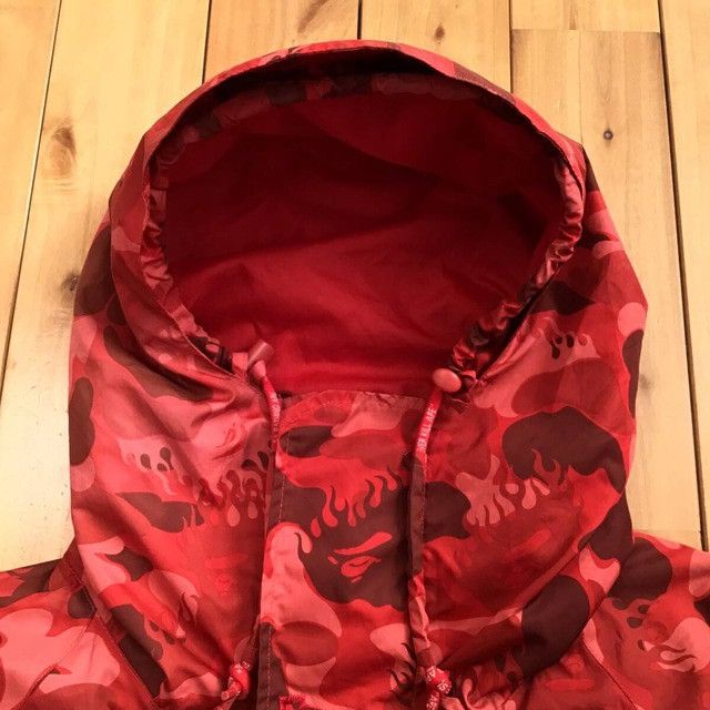 Bape × Nigo BAPE Fire camo red hoodie snowboard jacket APE NIGO flame Size US S / EU 44-46 / 1 - 4 Thumbnail