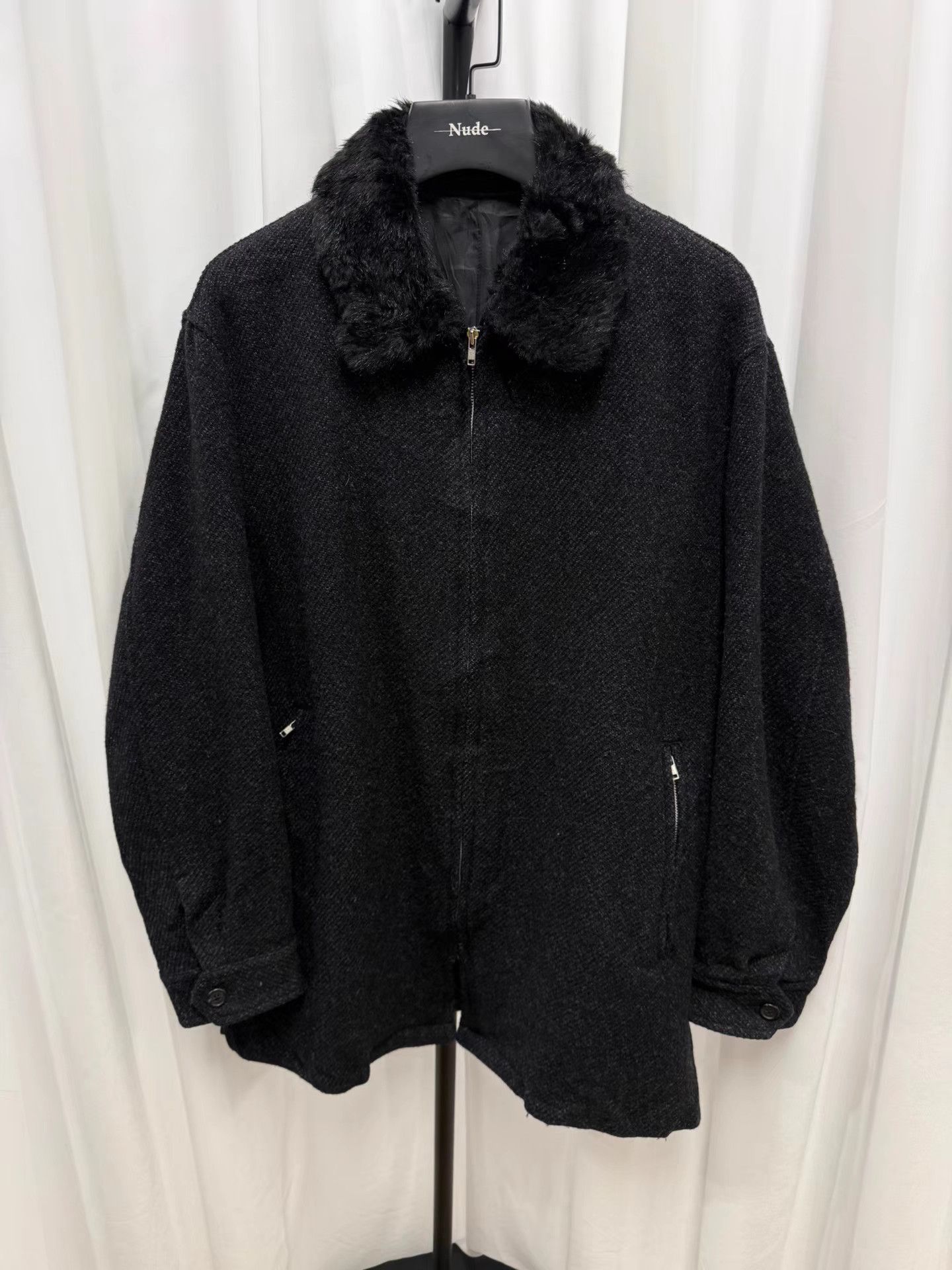 Yohji Yamamoto Yohji Yamamoto Y's Fur Wool Jacket K20 Size US M / EU 48-50 / 2 - 1 Thumbnail