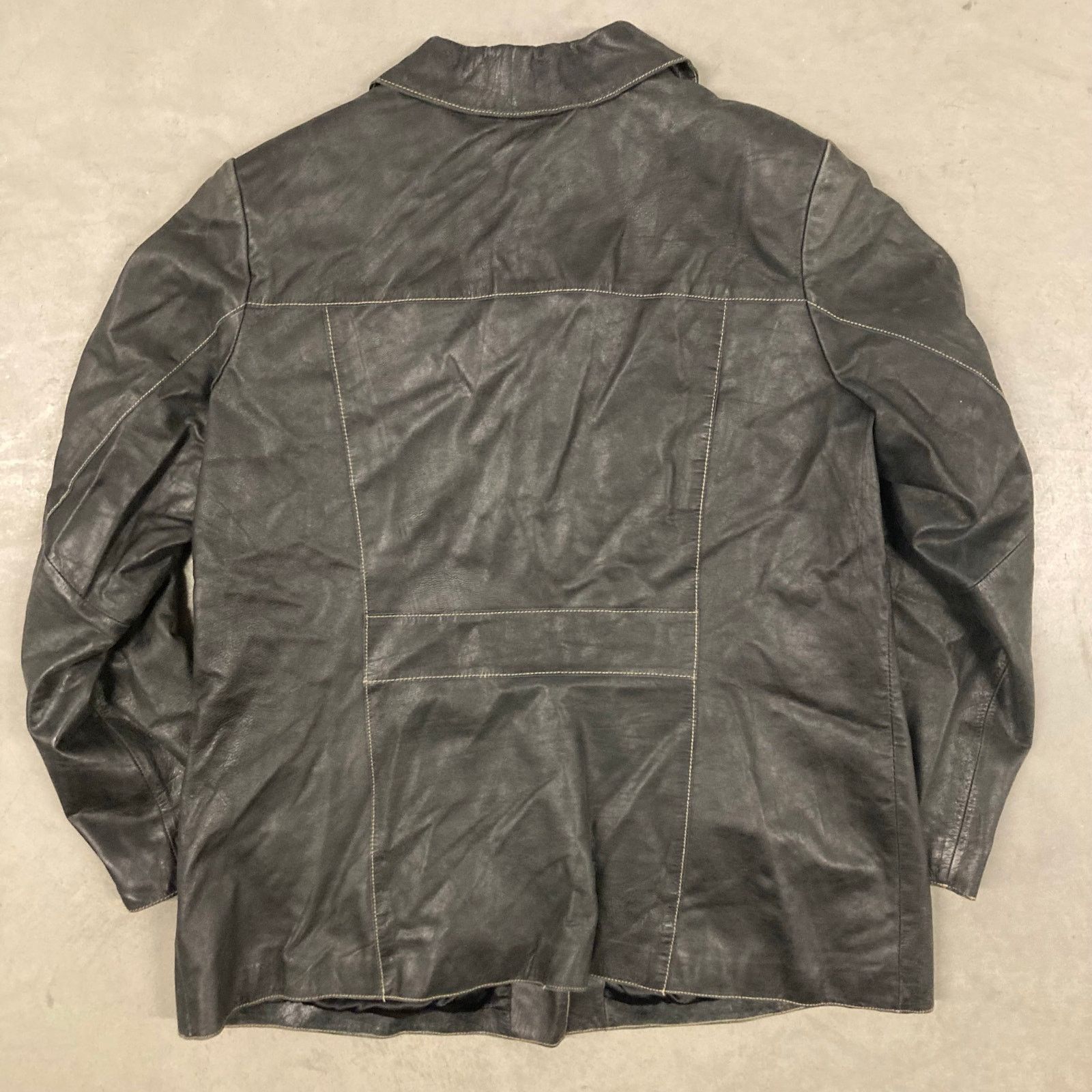 Mossimo × Vintage vintage y2k mossimo leather jacket Size US XL / EU 56 / 4 - 2 Thumbnail
