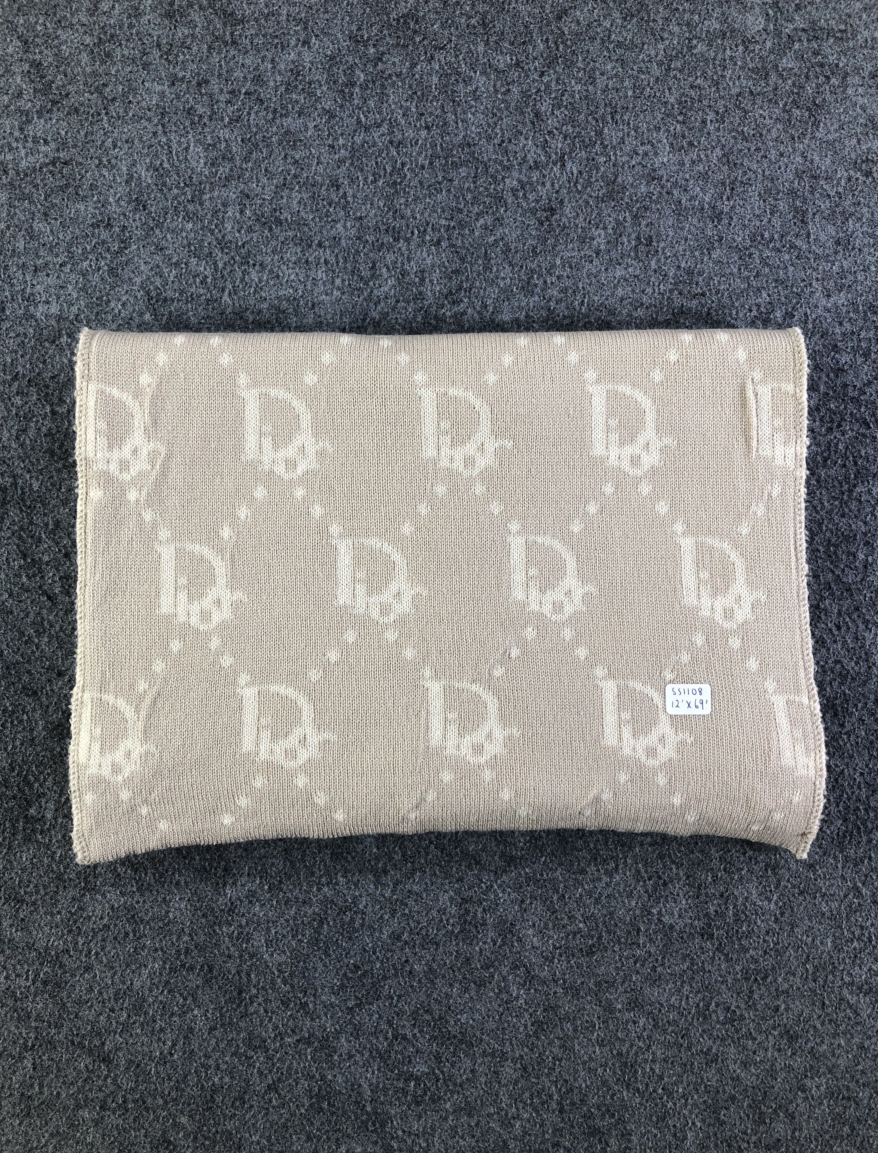 Vintage Christian Dior Monogram Scarf / Muffler / Neckwear Size ONE SIZE - 6 Thumbnail