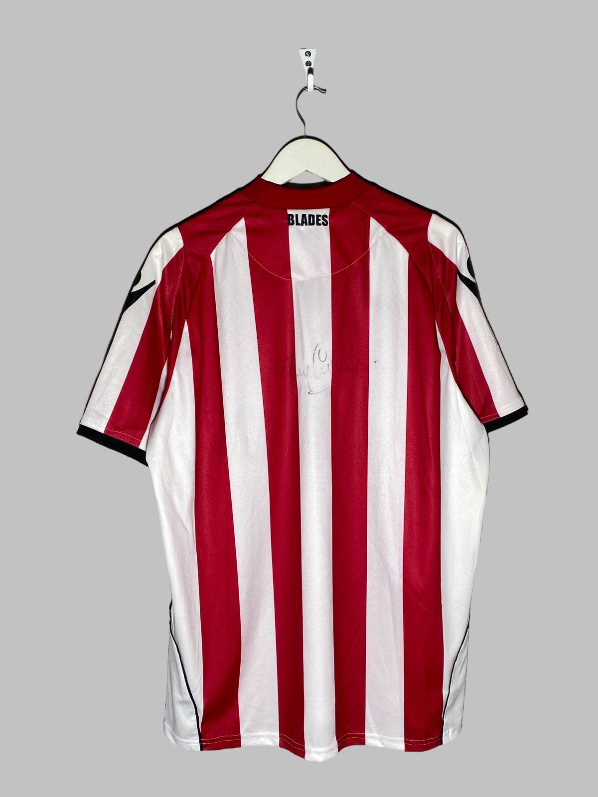 Vintage Vintage Macron Sheffield United 2010/11 Home Soccer Jersey Size US XXL / EU 58 / 5 - 2 Thumbnail