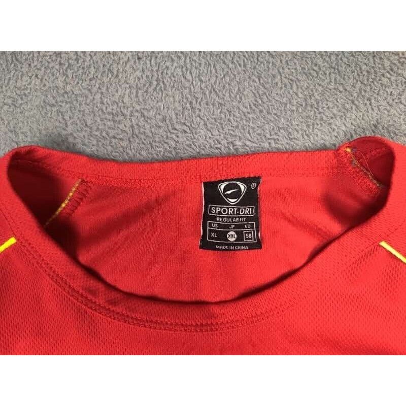 Nike Nike Shirt Adult Mens 2XL XXL Solid Red Sport-Dri Size US XXL / EU 58 / 5 - 3 Thumbnail