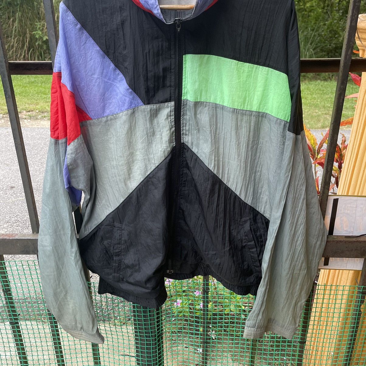 Vintage 🔥Vintage Athletic Works Multicolour Full Zipper Light Jacket Size US XL / EU 56 / 4 - 4 Thumbnail