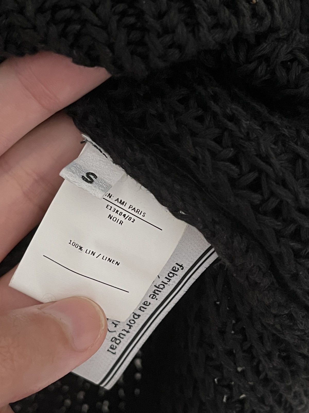 AMI 💯 % Organic Linen Knitwear Size US S / EU 44-46 / 1 - 3 Thumbnail