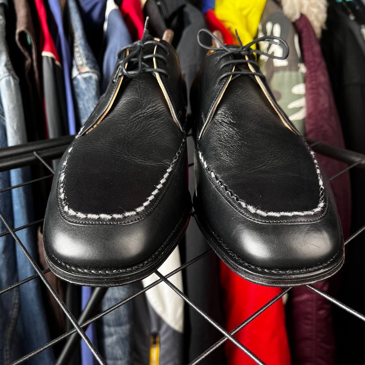 Loake Vintage Loake Fontwell Black Leather Formal Shoes Size US 11.5 / EU 44-45 - 6 Thumbnail