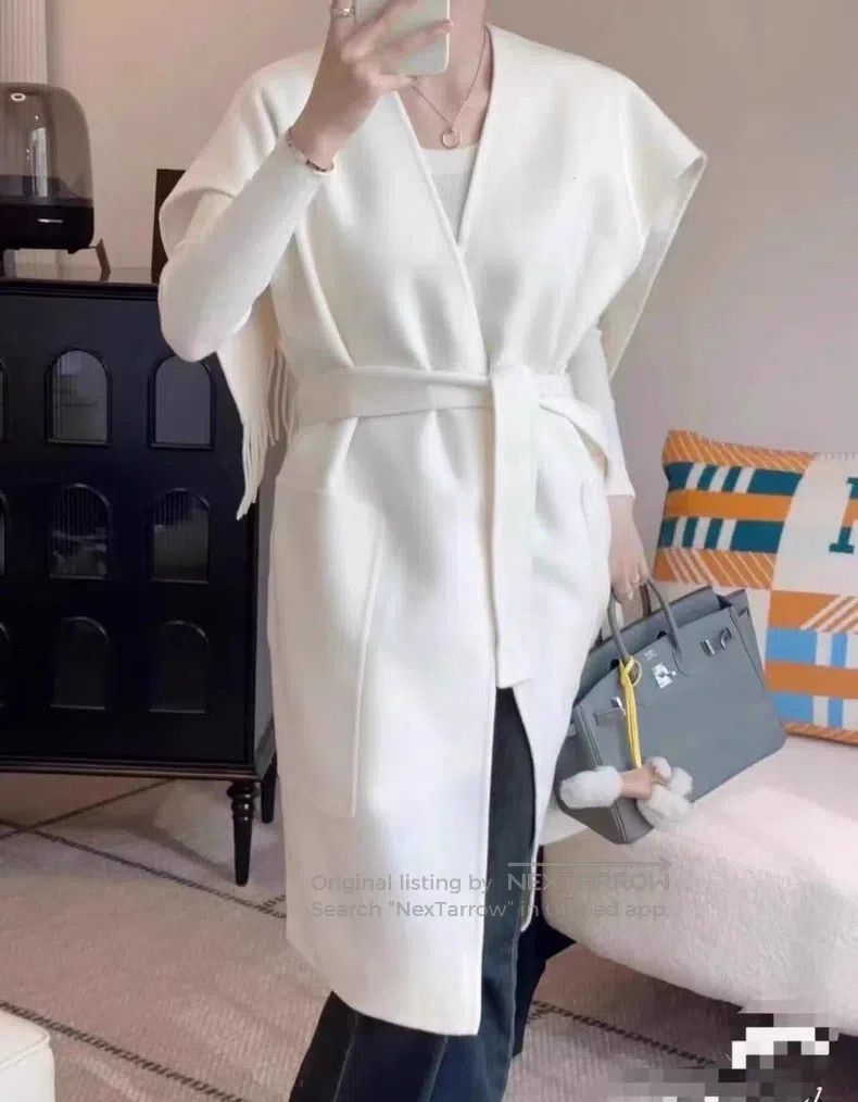 Hermes Hermes Fringed coat Size XS / US 0-2 / IT 36-38 - 7 Thumbnail