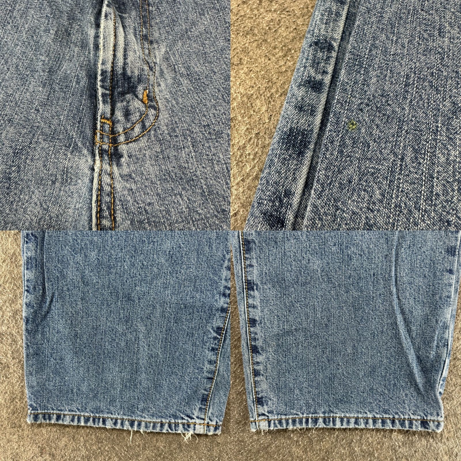Vintage VINTAGE Natural Issue Jeans Men 36x32 Blue Relaxed Straight Light Wash Baggy Levi's 500 Series 90s Retro Mens Jeans Size US 36 / EU 52 - 8 Thumbnail
