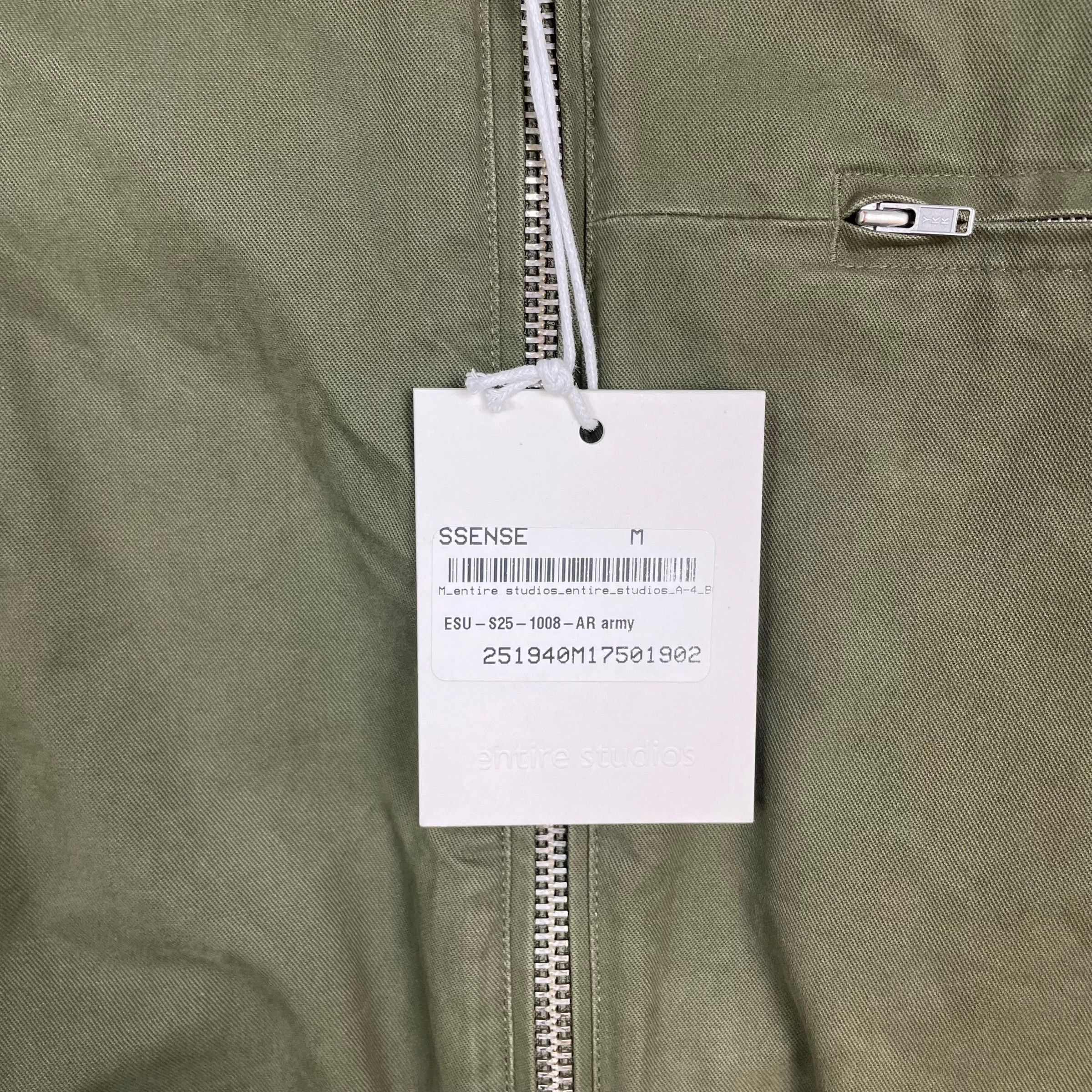Entire Studios Entire Studios SS25 A-4 Bomber Jacket Khaki Green (Size M) Size US M / EU 48-50 / 2 - 5 Thumbnail