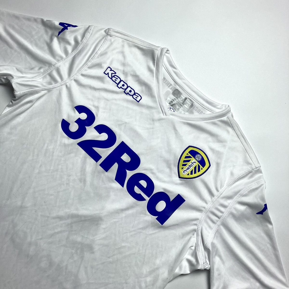 Vintage Leeds United #7 Kelly Blokcore Jersey Kappa Retro Engalnd Size US M / EU 48-50 / 2 - 3 Thumbnail