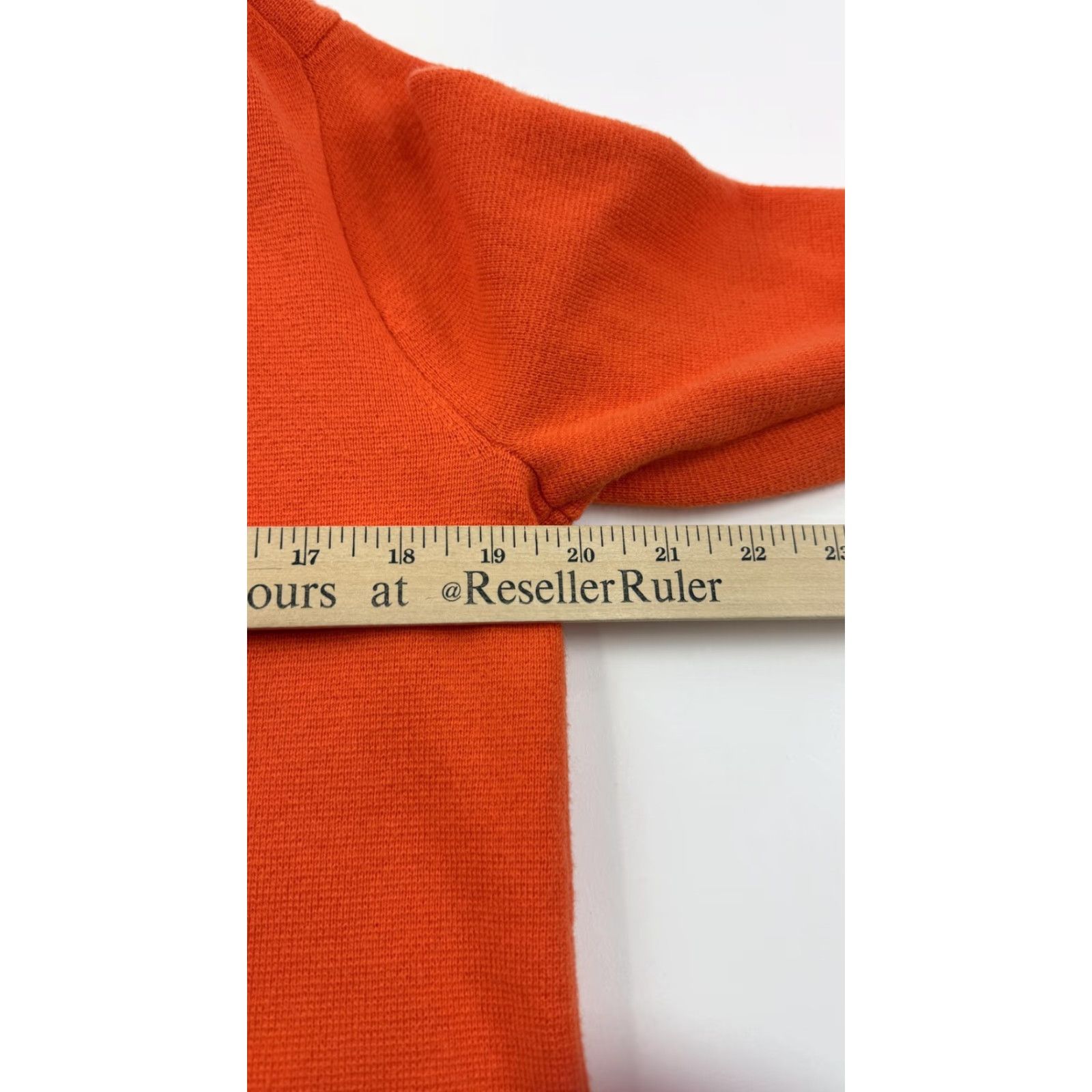 J.Crew J.Crew Coatigan Womens XS Orange Knit Open Front Mid-Length Pockets Basic Jacket Size XS / US 0-2 / IT 36-38 - 7 Thumbnail