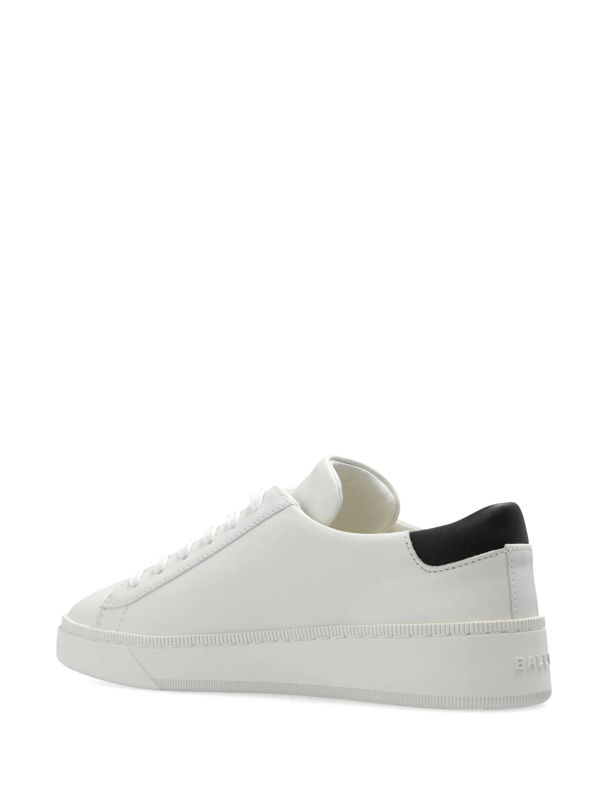 Bally o1s22i1n0125 Soft Leather Ryvery Sneakers in White Size US 10 / IT 40 - 5 Thumbnail