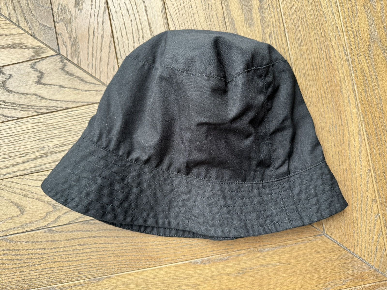 Engineered Garments [OS] PC Poplin Bucket Hat in Black Size ONE SIZE - 3 Thumbnail