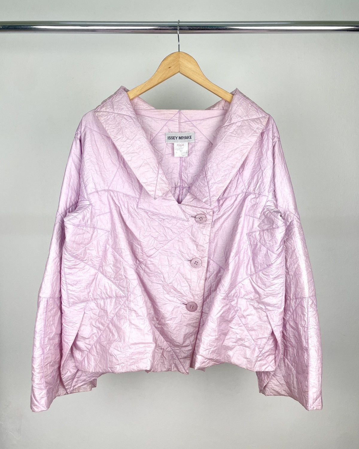 Issey Miyake FW1998 ‘Starburst’ Origami Quilted Liner Jacket Size L / US 10 / IT 46 - 1 Thumbnail