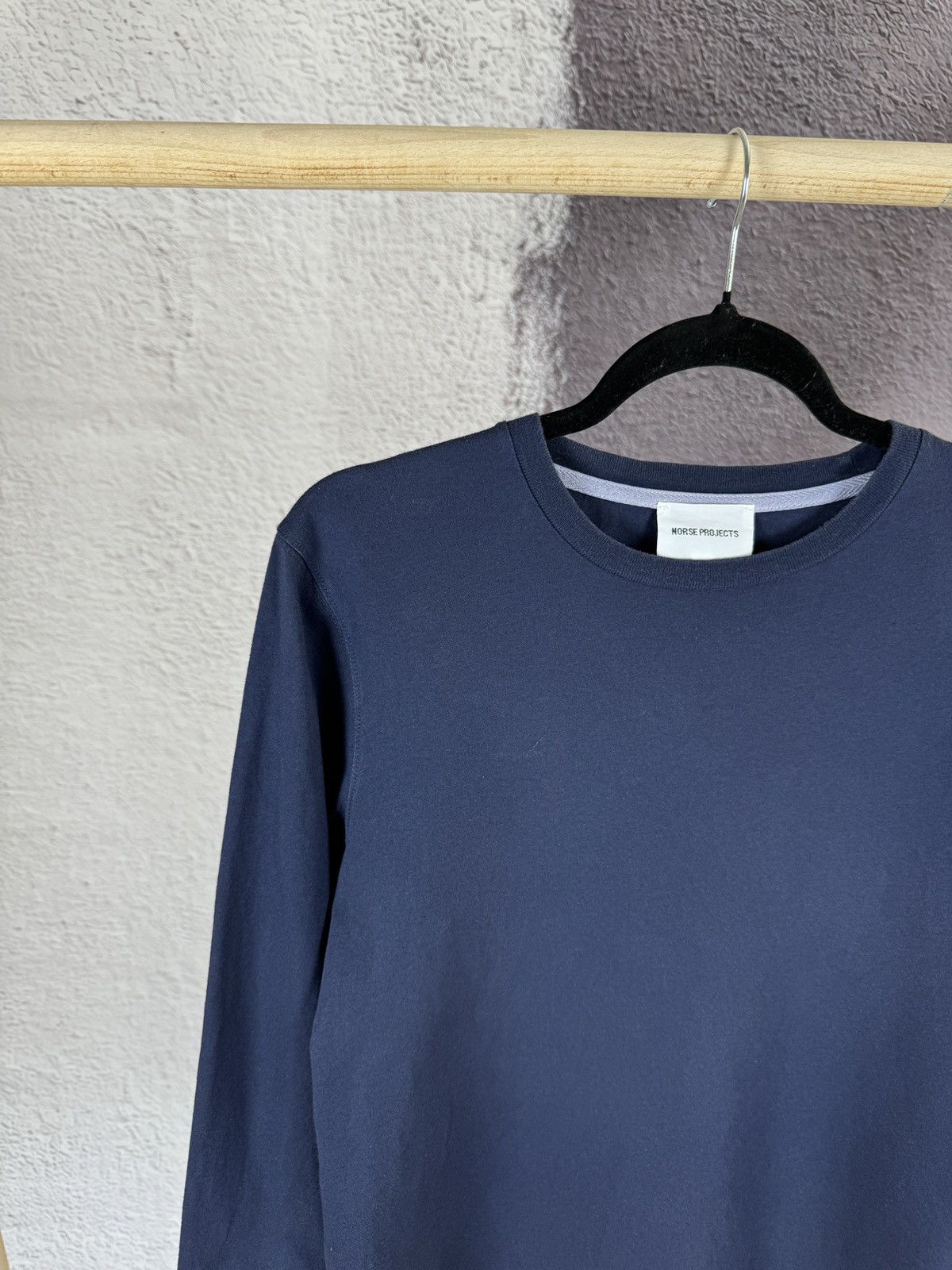 Norse Projects Norse Projects blue navy Niels standard ls tee shirt Size US M / EU 48-50 / 2 - 3 Thumbnail