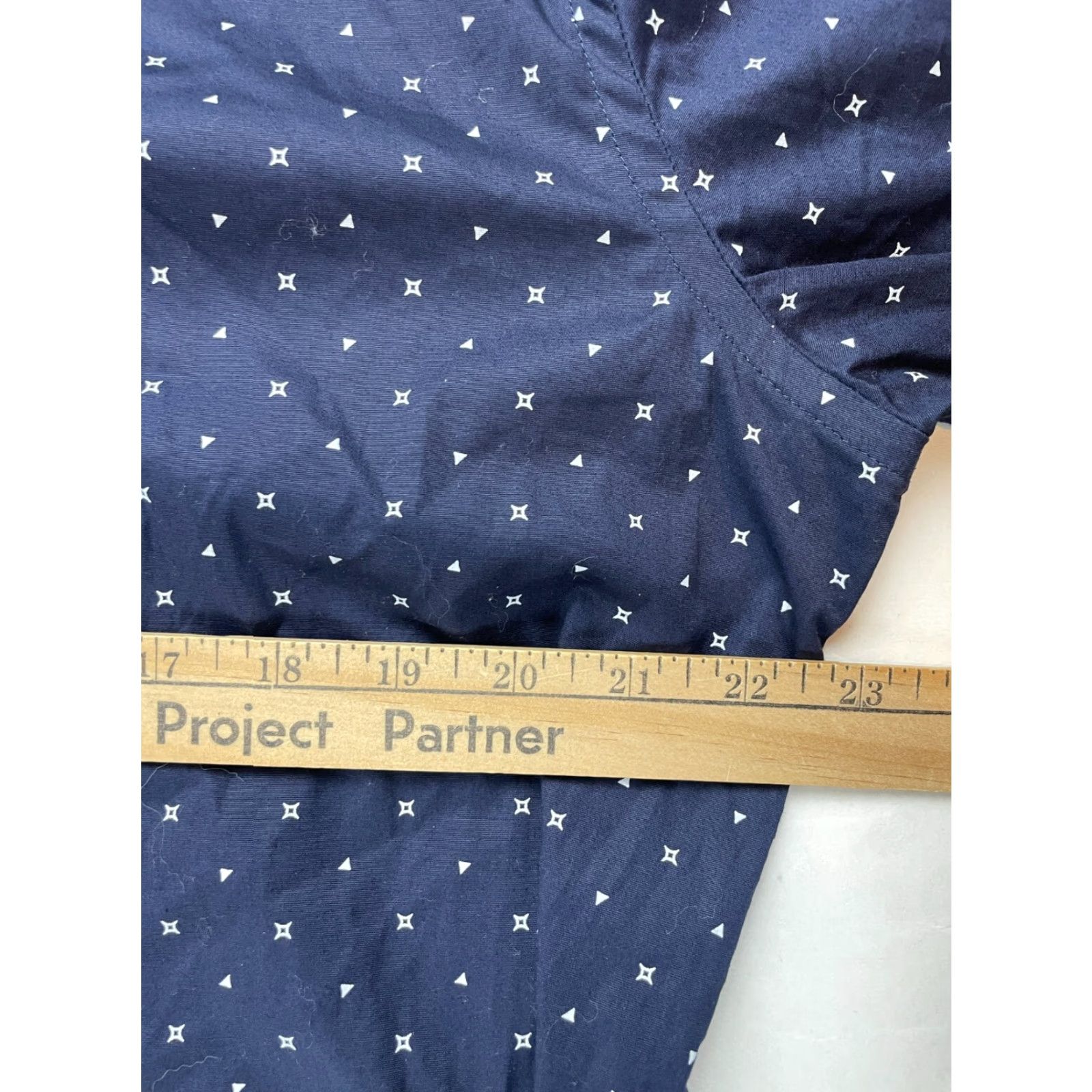 Vintage 7 Diamonds Shirt Men XL Navy Blue Button Up Long Sleeve Size US XL / EU 56 / 4 - 6 Thumbnail
