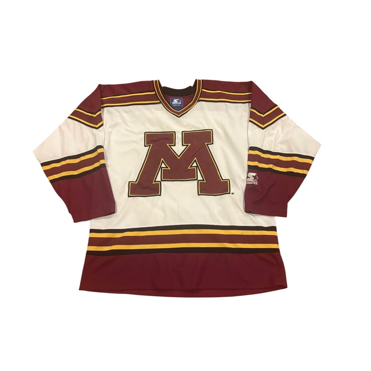 Starter Vintage 90s Starter Minnesota Golden Gophers Stitched NCAA H Size US M / EU 48-50 / 2 - 1 Thumbnail