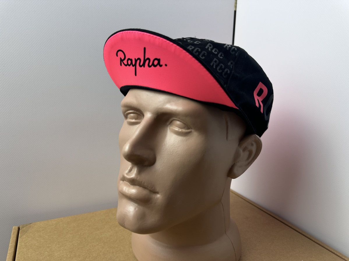 Rapha Rapha cycling club cap rare black/Pink Size ONE SIZE - 1 Thumbnail