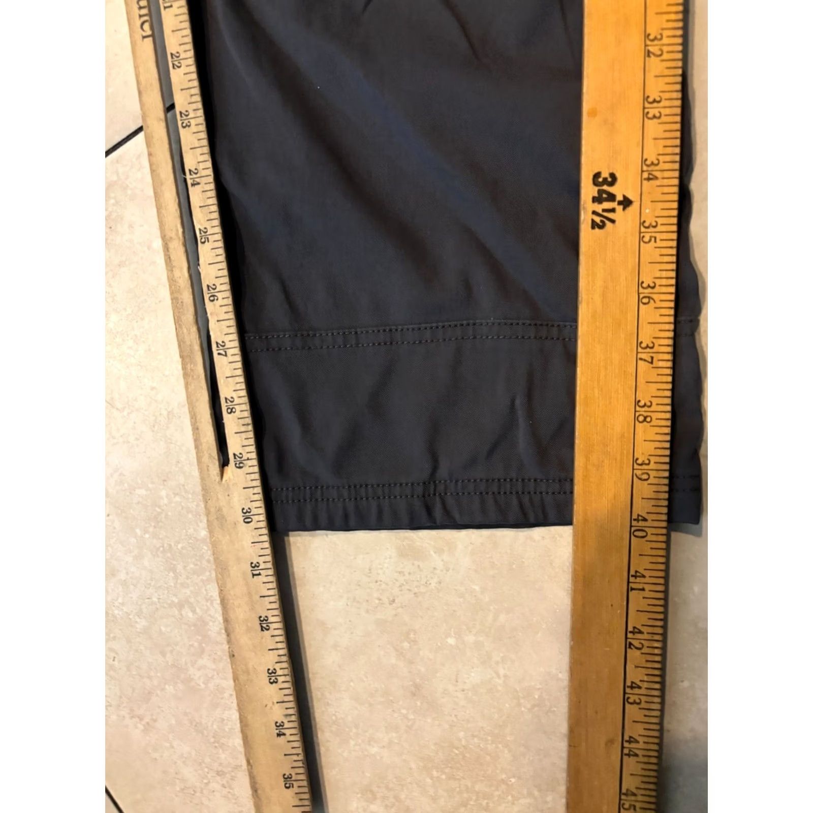 Prana prAna Mens 32 Gray Breathable Stretch Straight Cargo Jeans 5-Pocket Logo Rise Mid Inseam 30 Regular Pants 2818 Size US 32 / EU 48 - 7 Thumbnail