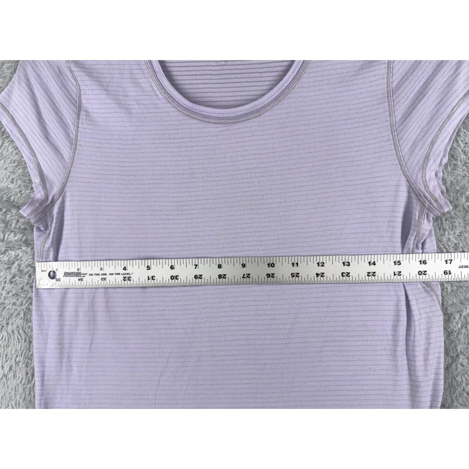 Lululemon Lululemon Shirt Women 4 Purple Casual Short Sleeve W3BIGS All Seasons Breathable Jersey Purple Size S / US 4 / IT 40 - 6 Thumbnail