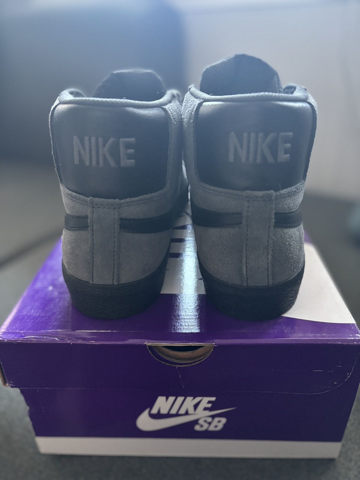 Nike Nike Sb zoom blazer mid anthracite/black Size US 9.5 / EU 42-43 - 4 Thumbnail