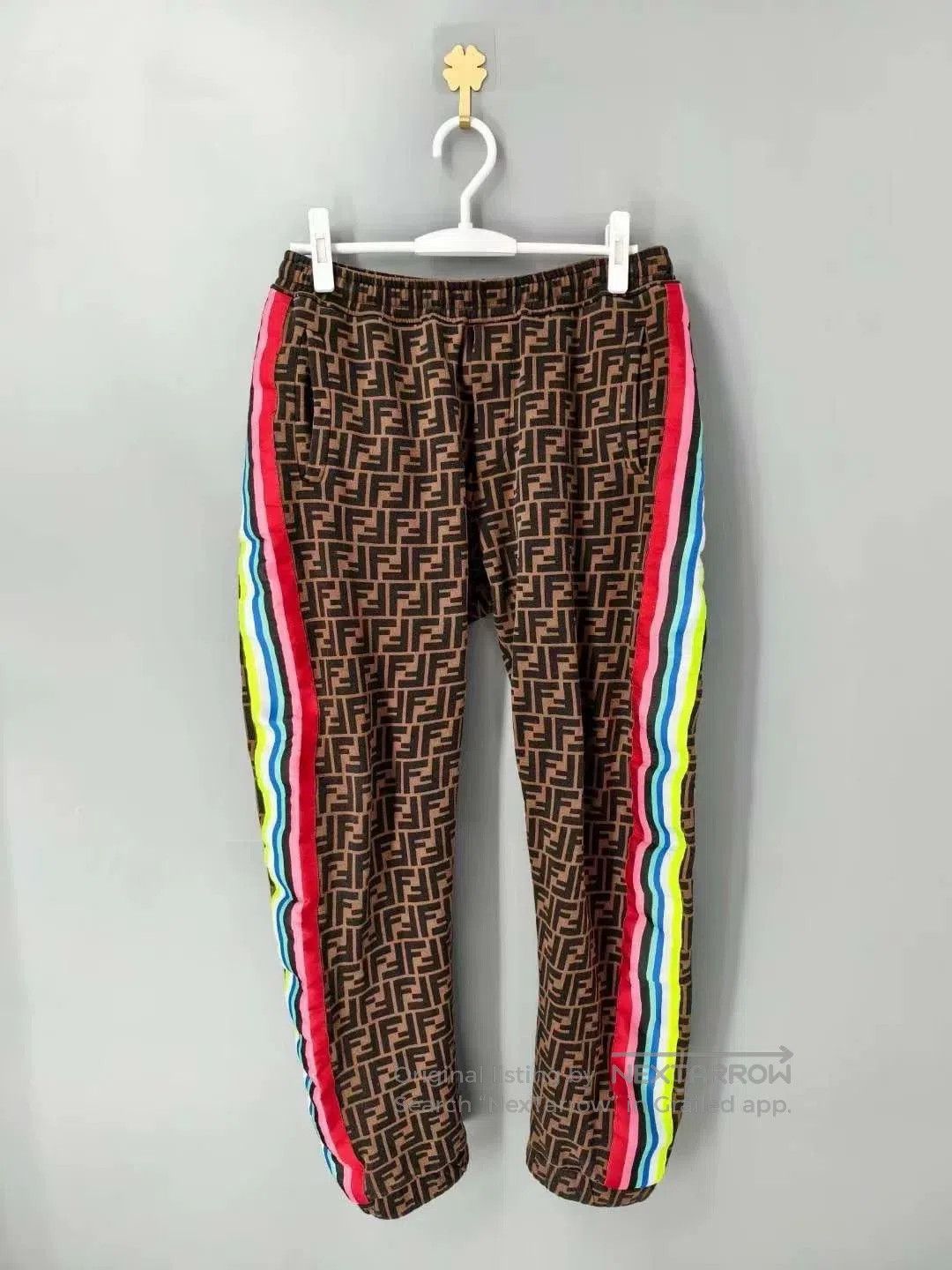 Fendi Fendi Runway FF Print Sweatpants. Size US 38 / EU 54 - 1 Thumbnail