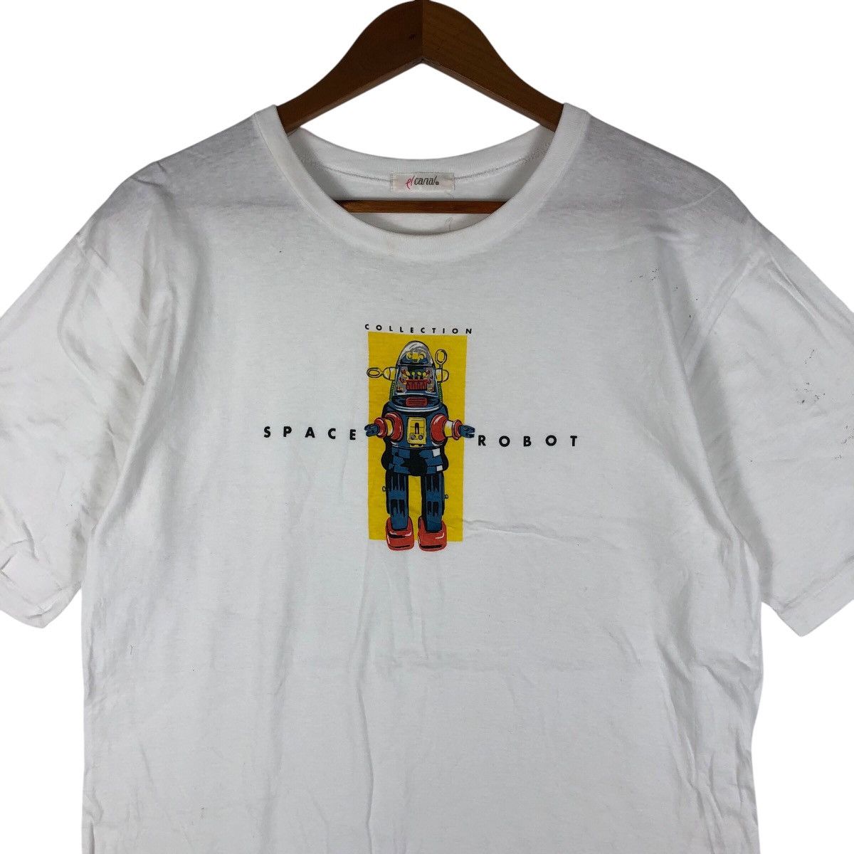 Vintage Vintage SPACE ROBOT Rare Design T-Shirt Size US S / EU 44-46 / 1 - 2 Thumbnail