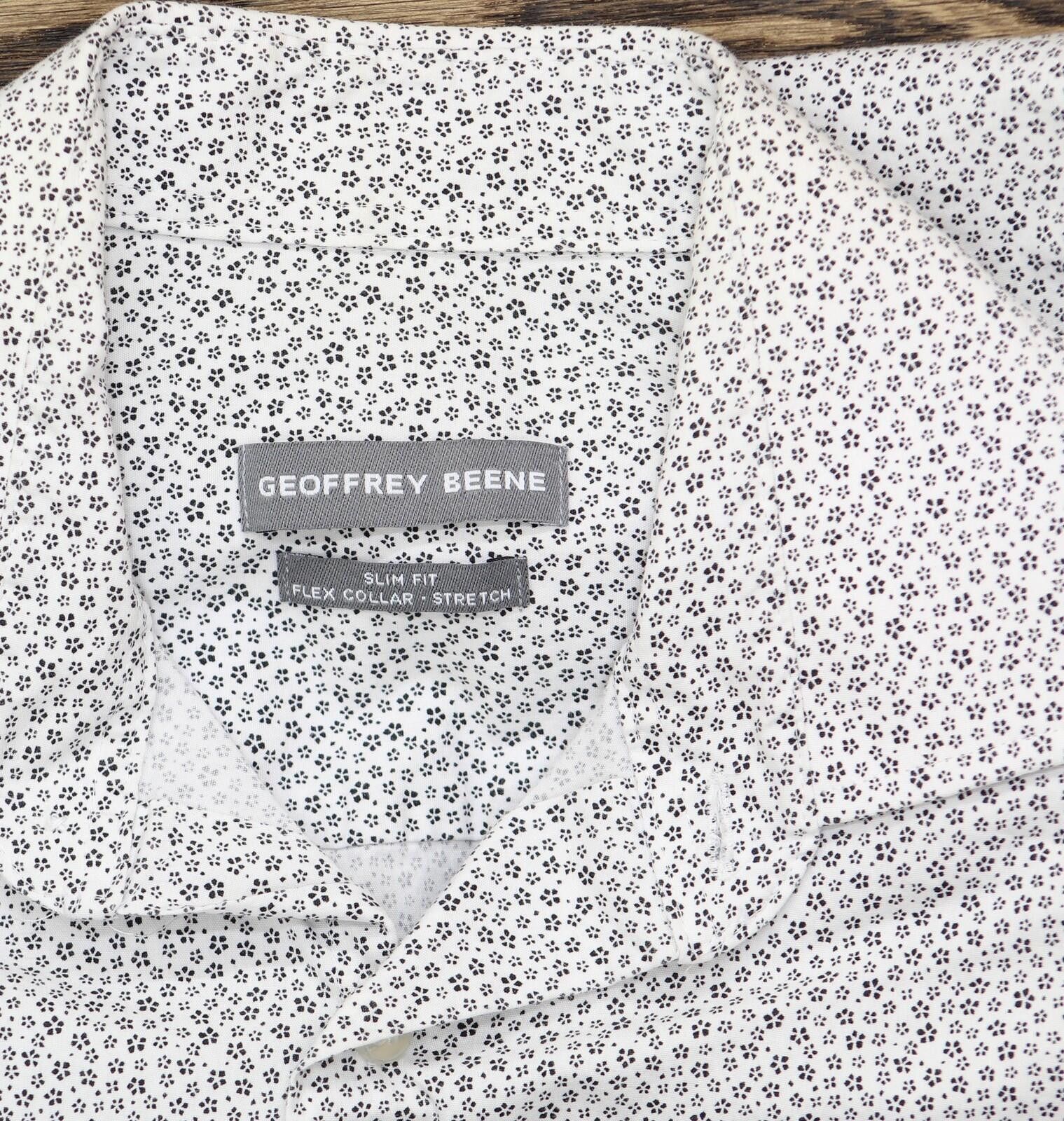 Other Geoffrey Beene Flex Shirt Dark Gray Multi S 14-14 1/2 32/33 Size US S / EU 44-46 / 1 - 3 Thumbnail