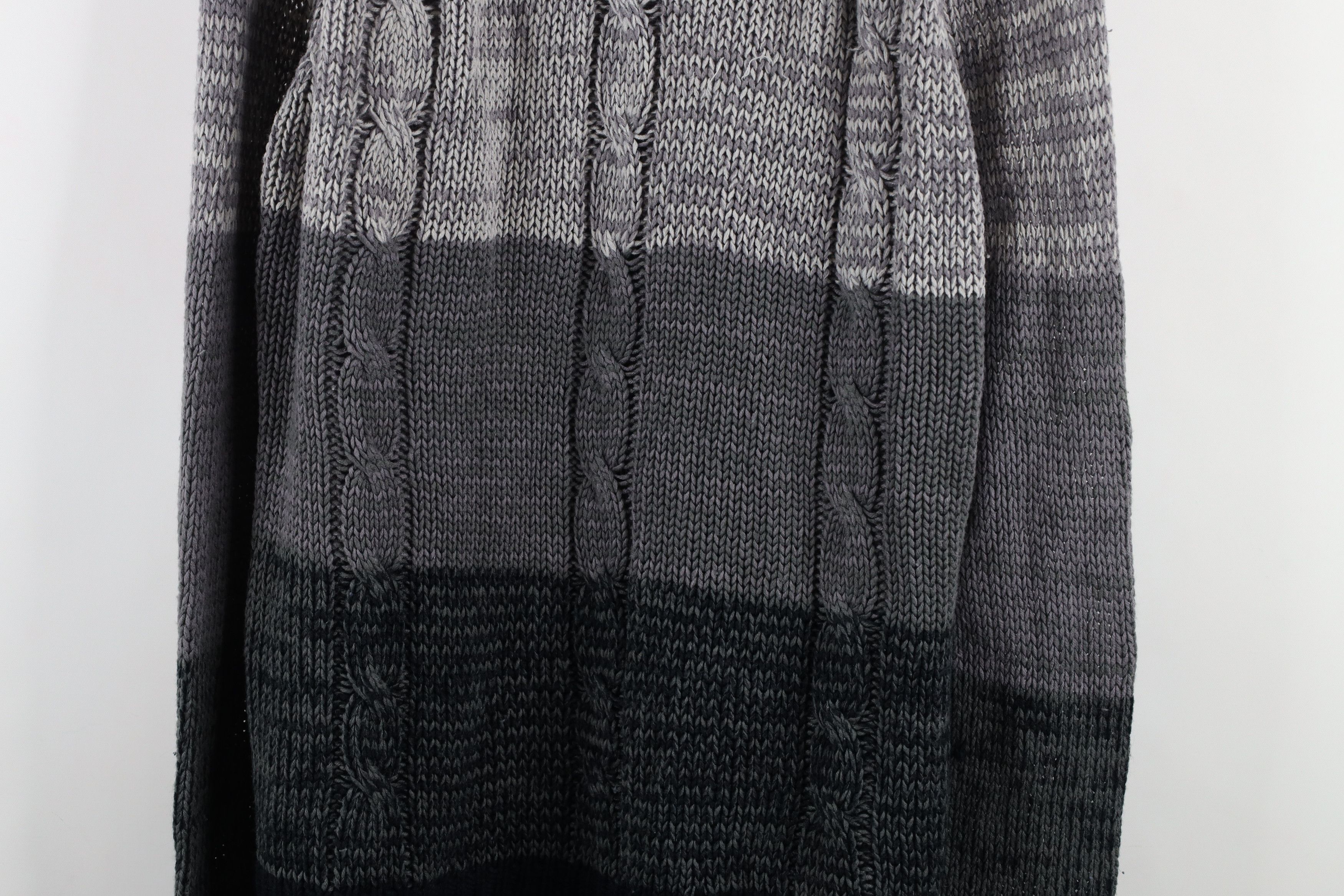 Vintage Vintage 70s Streetwear Ribbed Cable Knit Crewneck Sweater Size US XL / EU 56 / 4 - 3 Thumbnail
