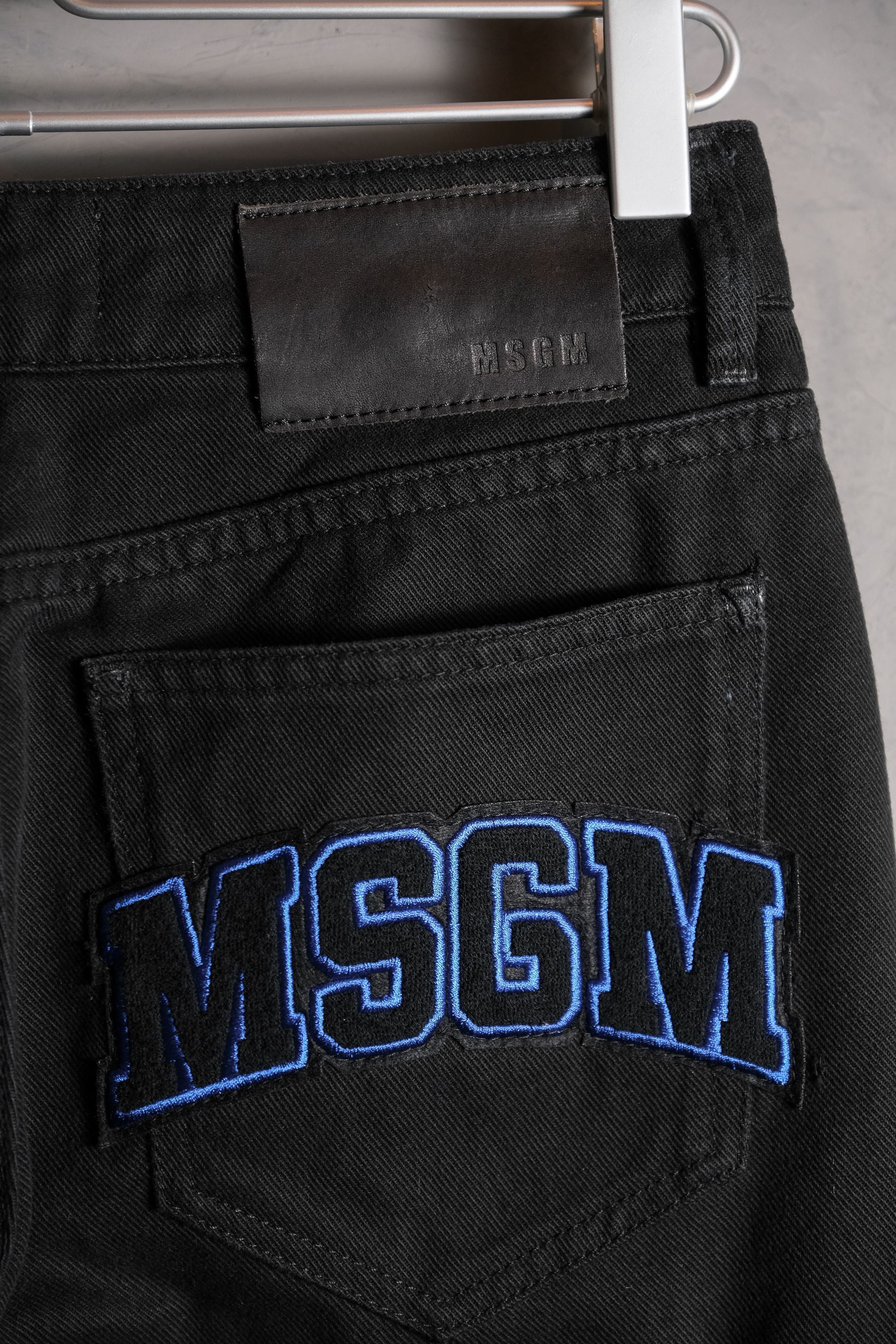 MSGM MSGM Black Denim Flared Jeans Size 29" - 5 Thumbnail