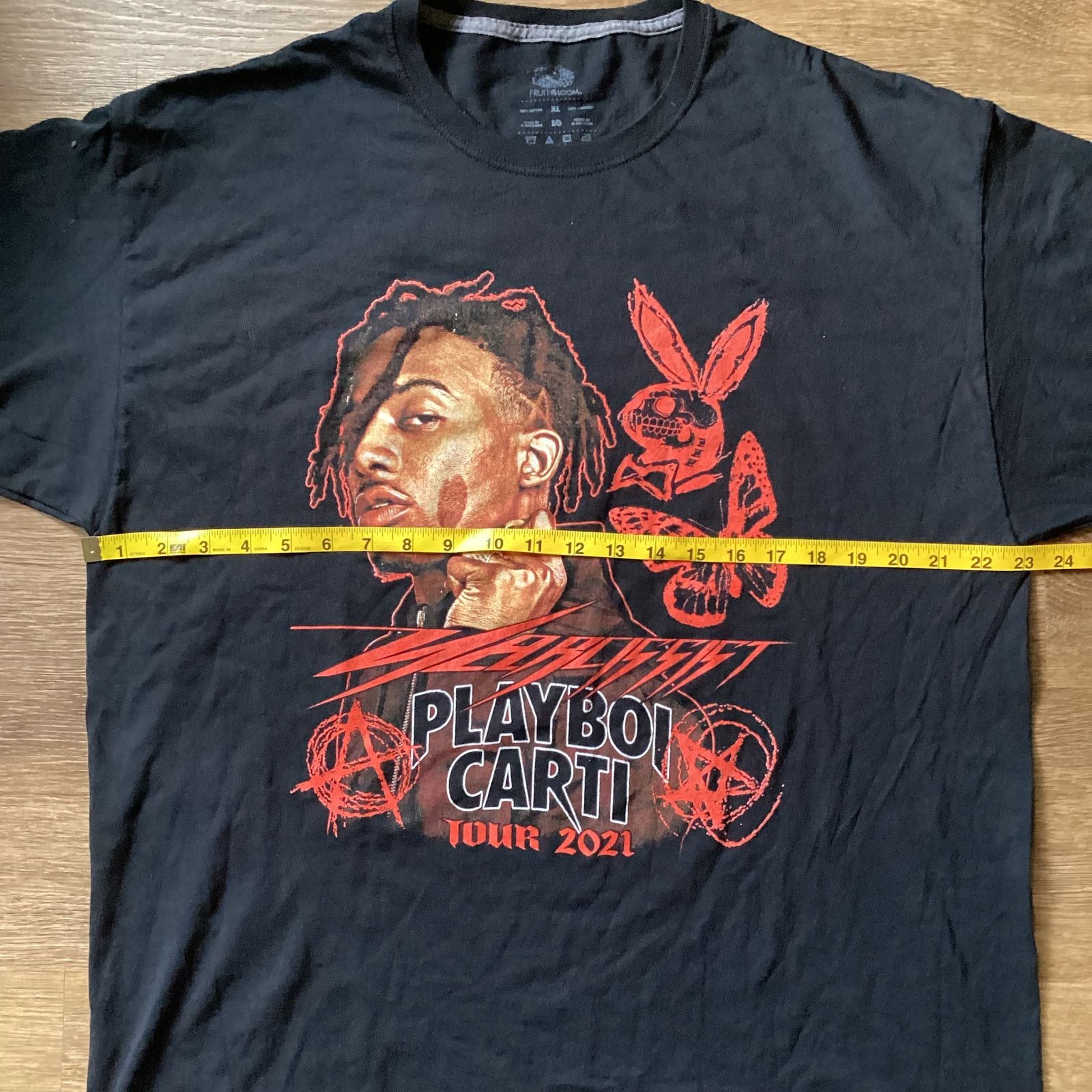 Fruit Of The Loom 2021 Playboi Carti Tour Merch Size US XL / EU 56 / 4 - 2 Thumbnail
