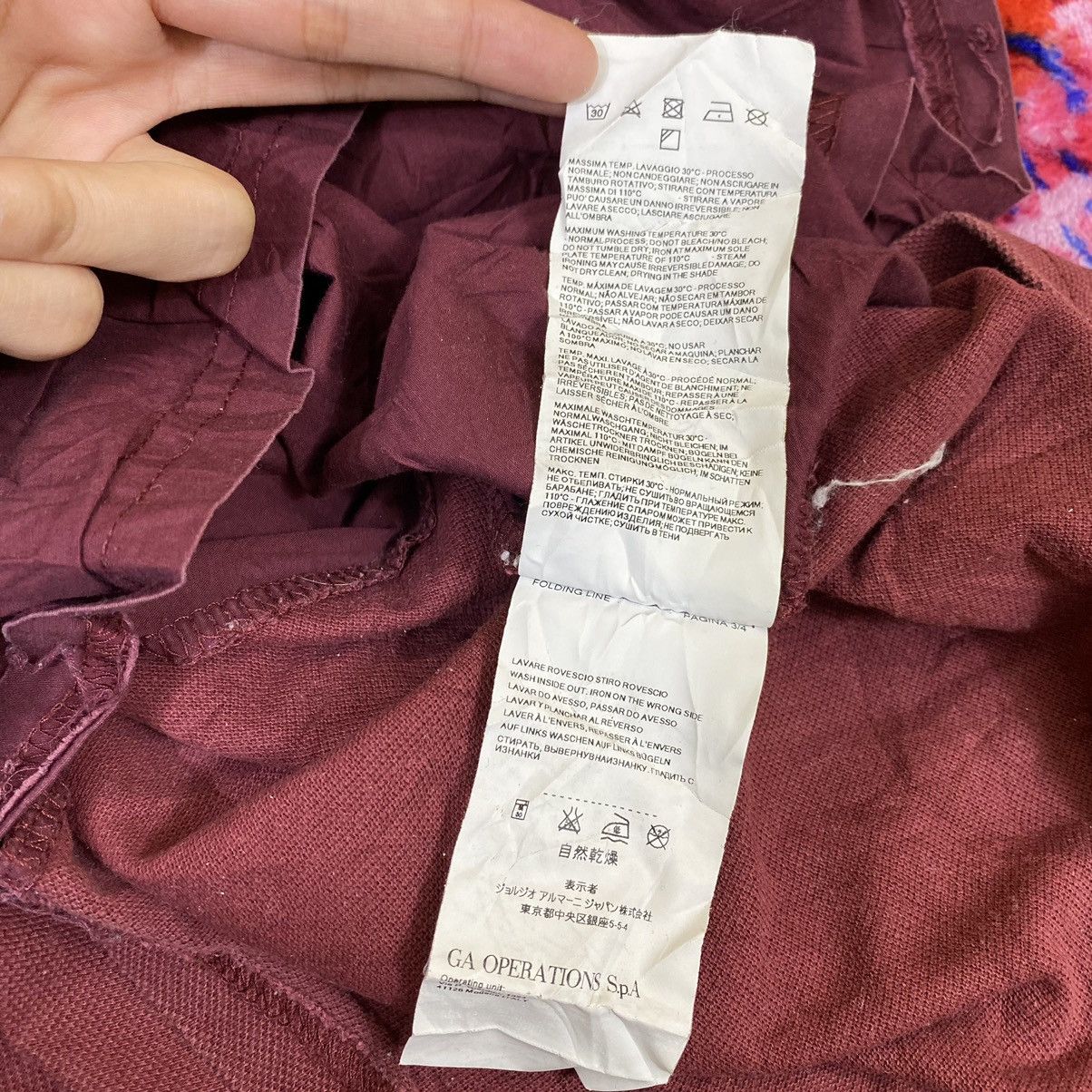 Emporio Armani EMPORIO ARMANI JEANS Italian Brand Burgundy Button Up Shirt Size US XL / EU 56 / 4 - 6 Thumbnail